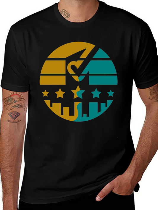 Retro Cityscape Graphic Tee