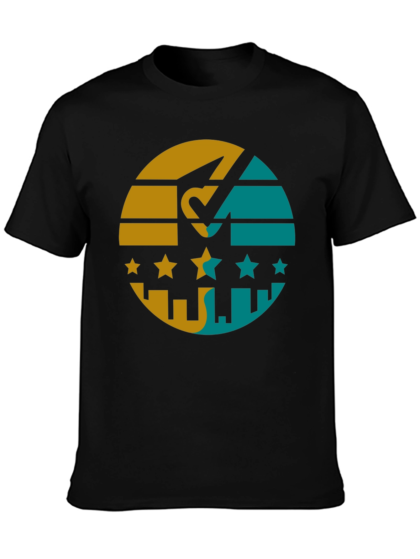 Retro Cityscape Graphic Tee