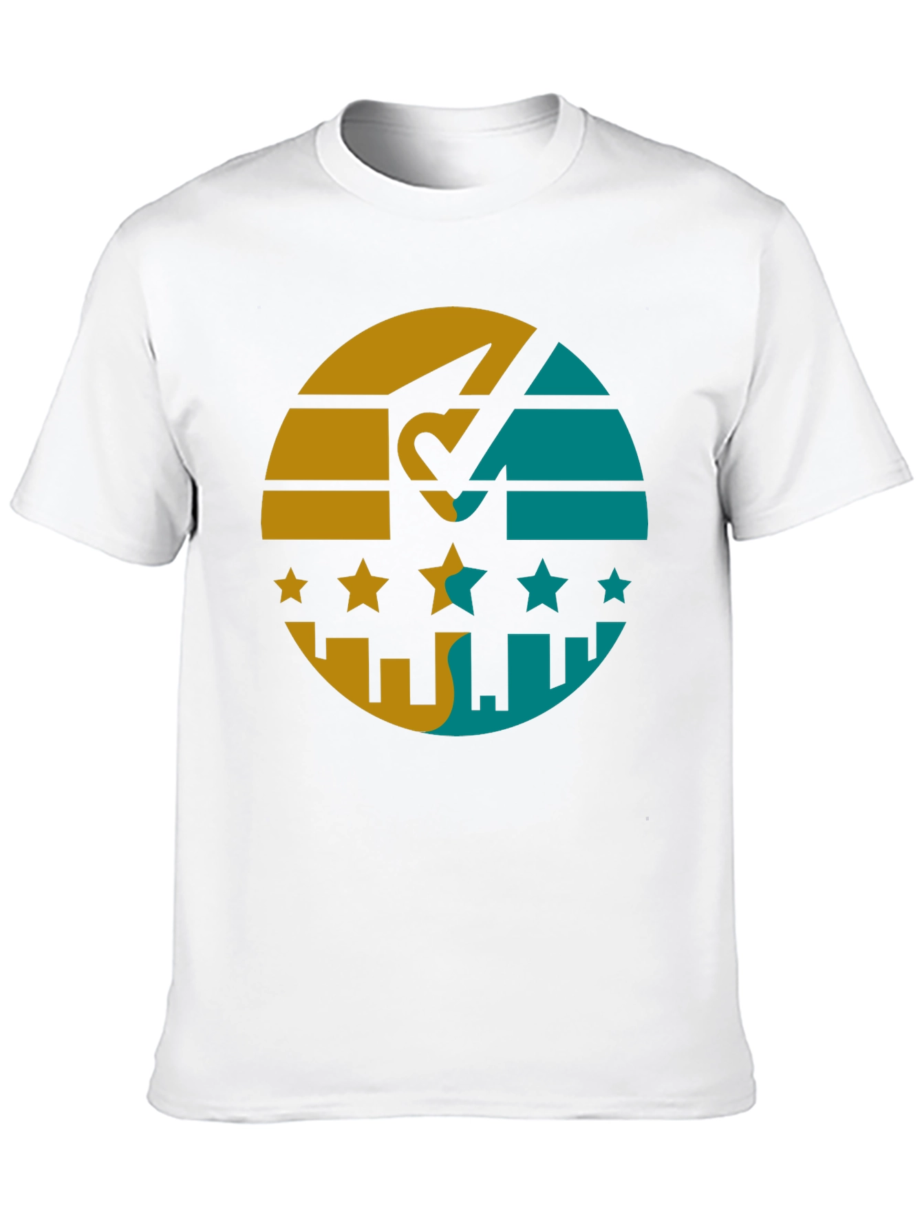 Retro Cityscape Graphic Tee