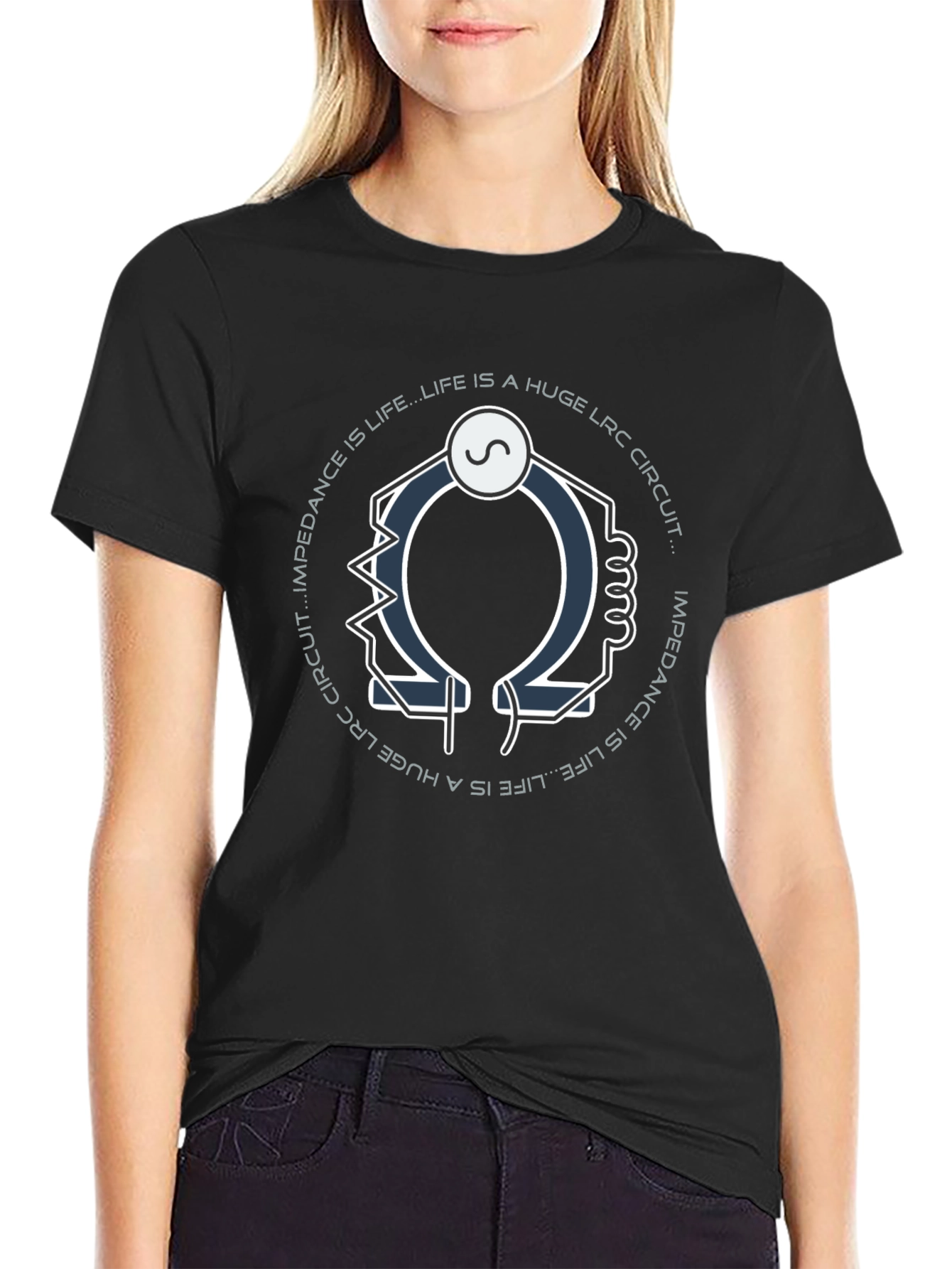 Impedance is Life LRC Circuit Graphic T-Shirt