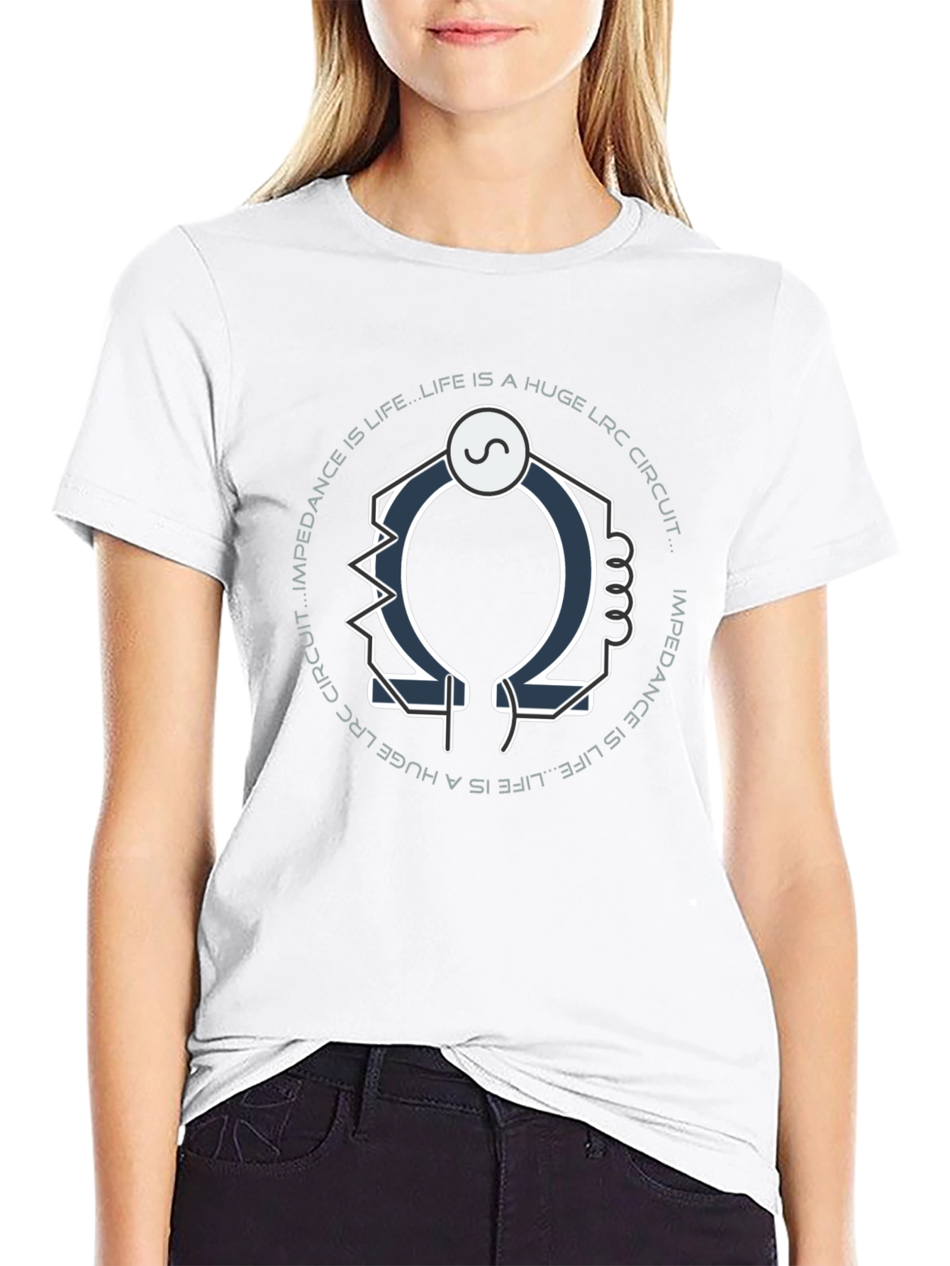 Impedance is Life LRC Circuit Graphic T-Shirt