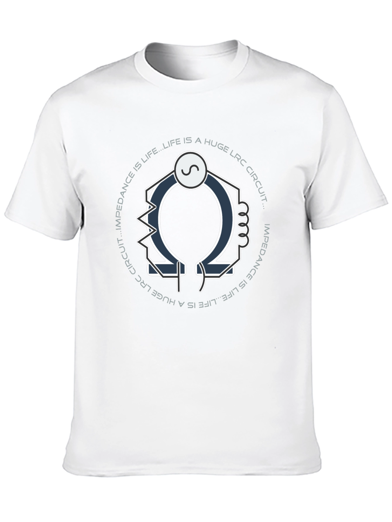 Impedance is Life LRC Circuit Graphic T-Shirt