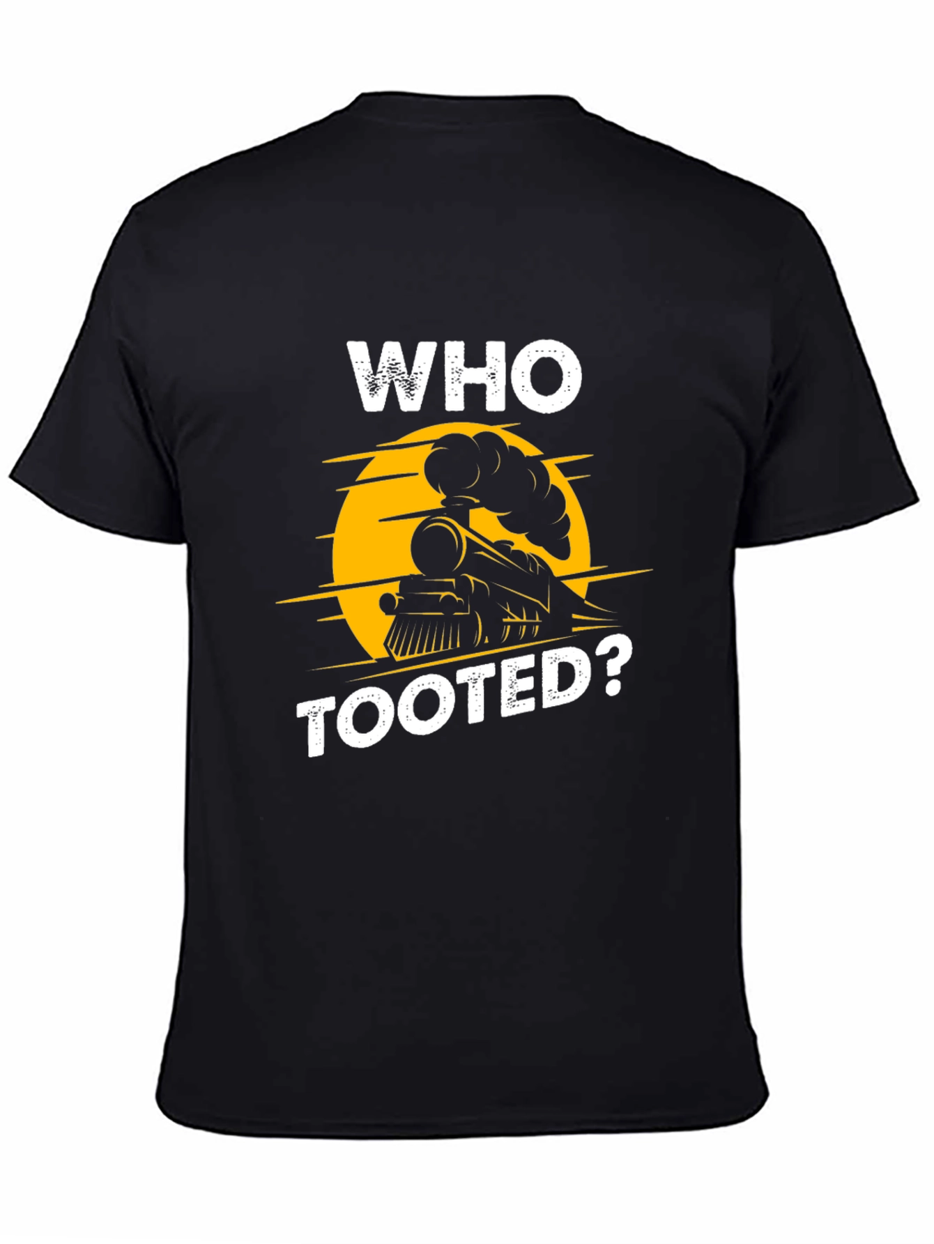 Who Tooted? Train Graphic T-Shirt