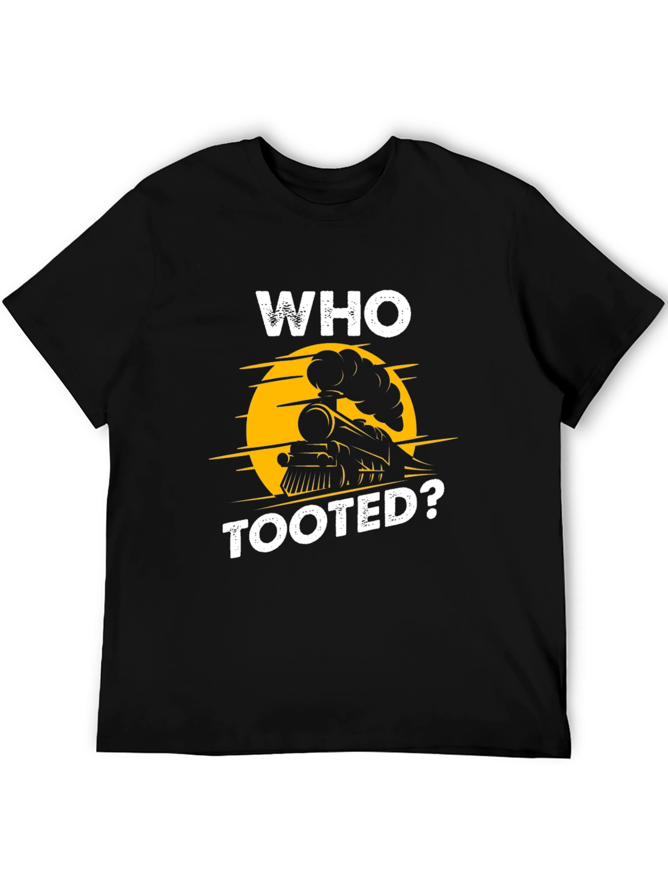 Who Tooted? Train Graphic T-Shirt