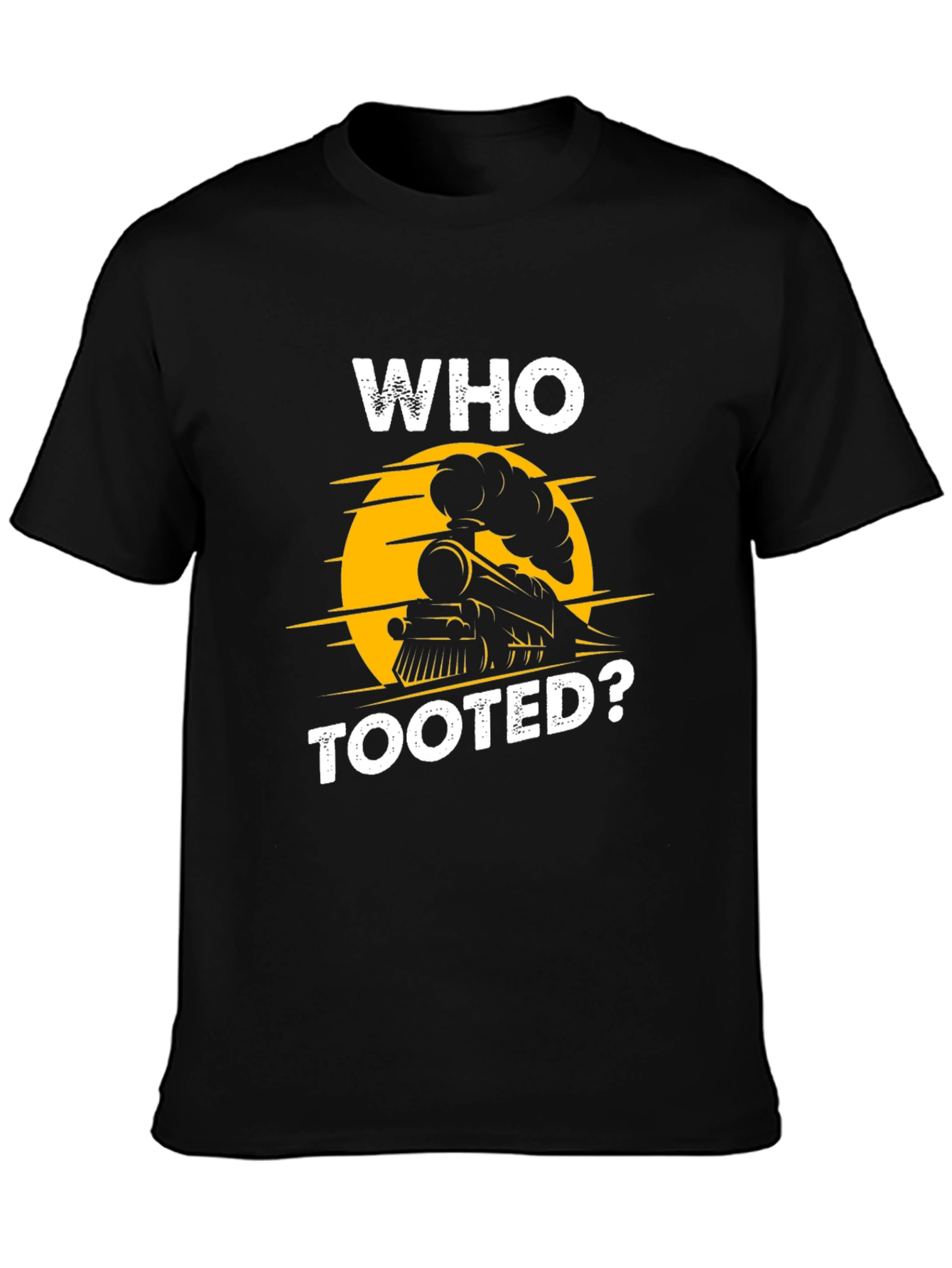 Who Tooted? Train Graphic T-Shirt