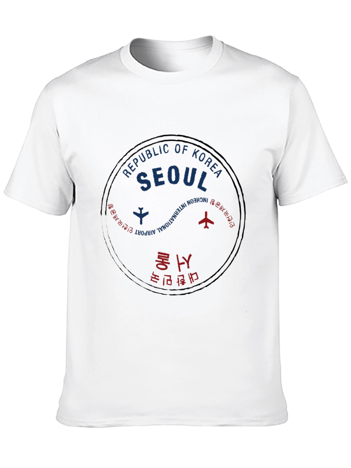 Seoul Korea Stamp Graphic T-Shirt