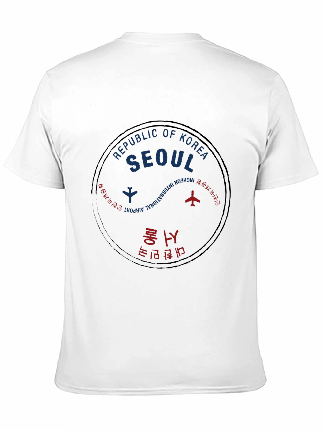 Seoul Korea Stamp Graphic T-Shirt