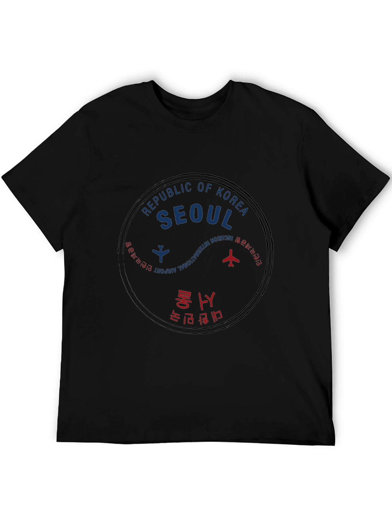 Seoul Korea Stamp Graphic T-Shirt