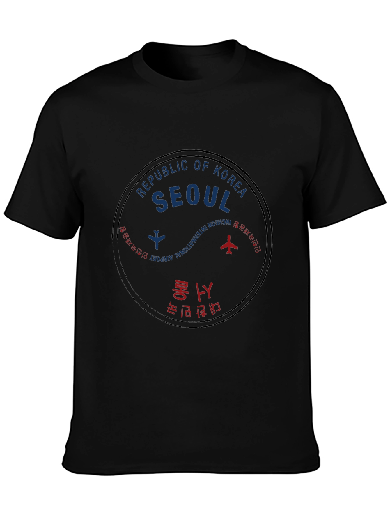 Seoul Korea Stamp Graphic T-Shirt