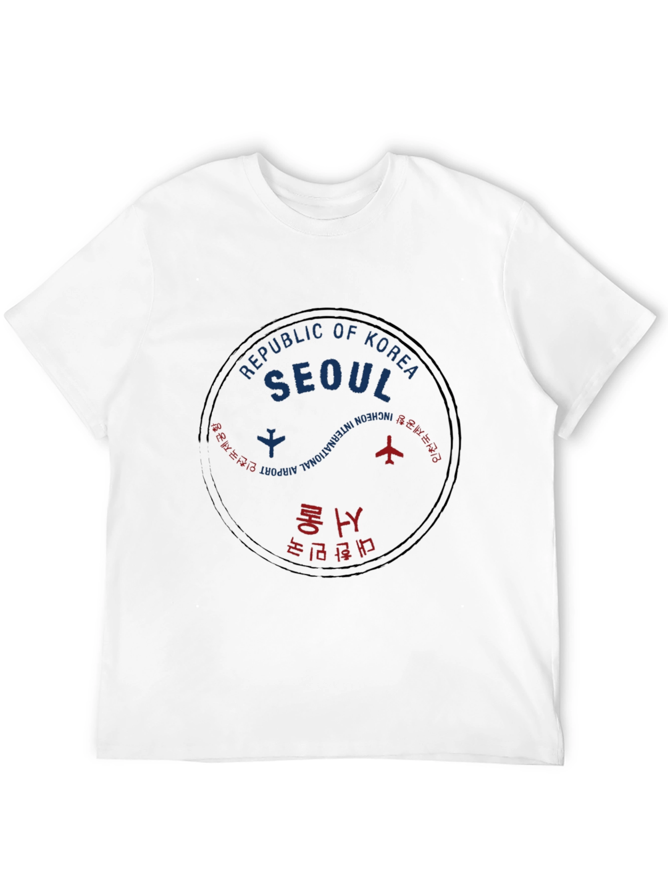 Seoul Korea Stamp Graphic T-Shirt