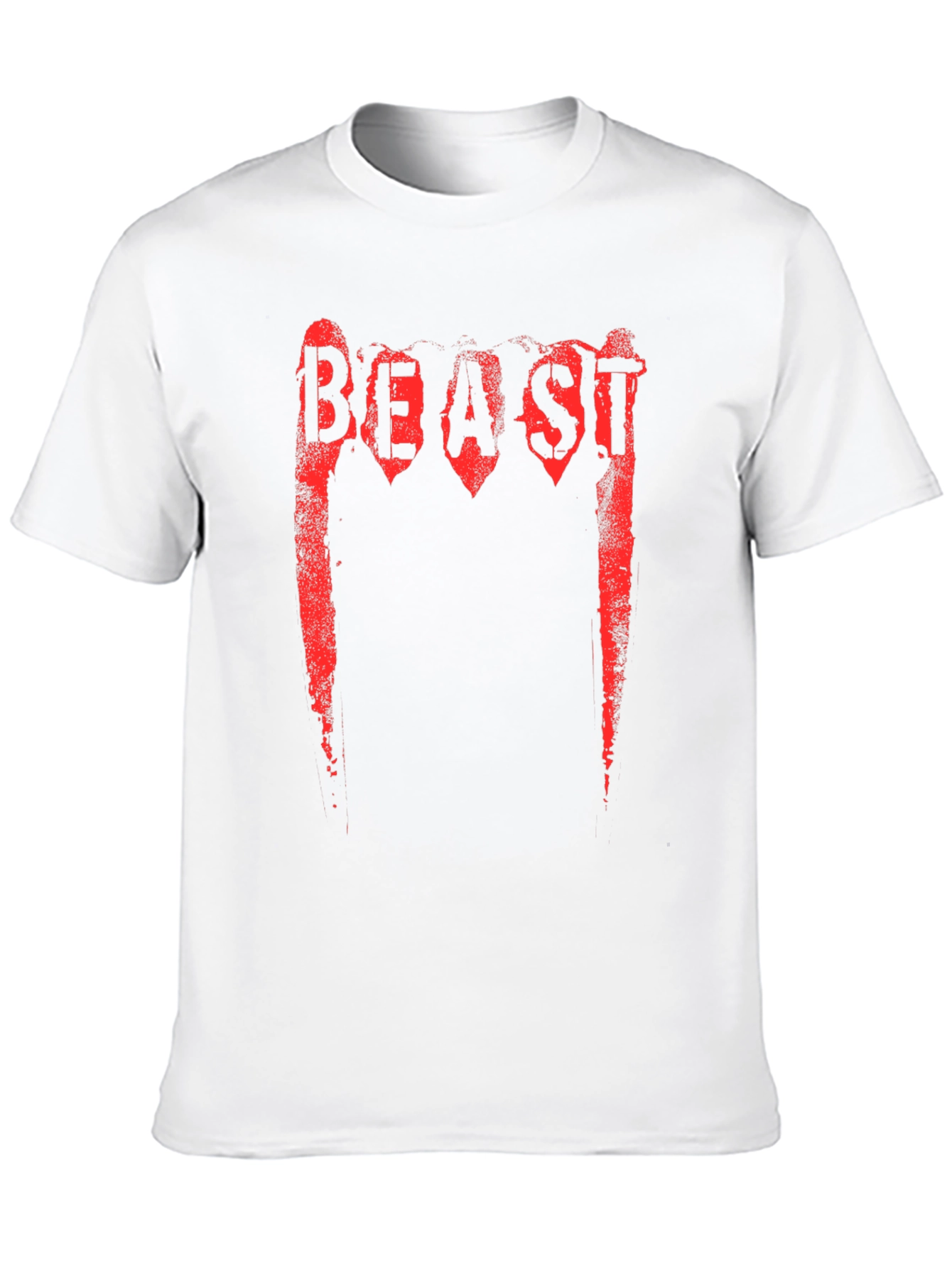 Beast Graphic Print Black T-Shirt
