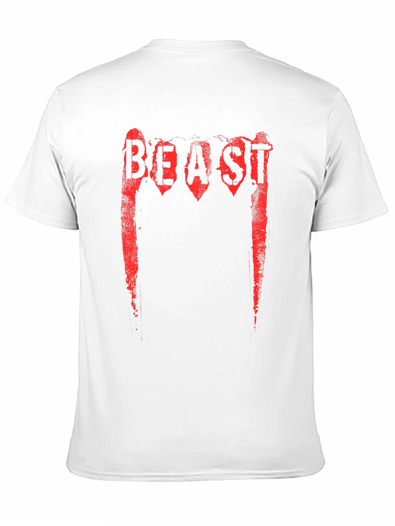 Beast Graphic Print Black T-Shirt