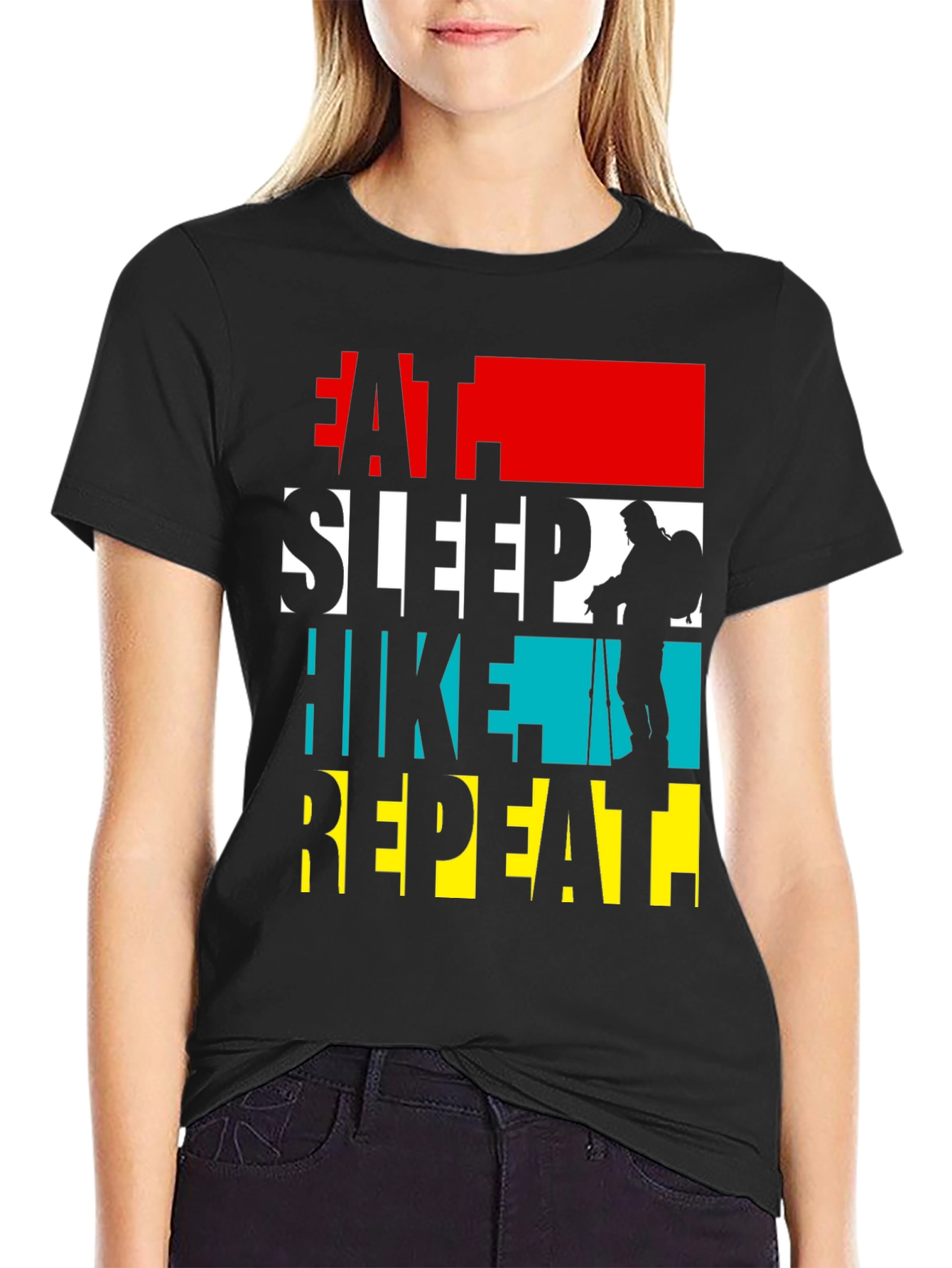 Eat Sleep Hike Repeat Graphic Tee