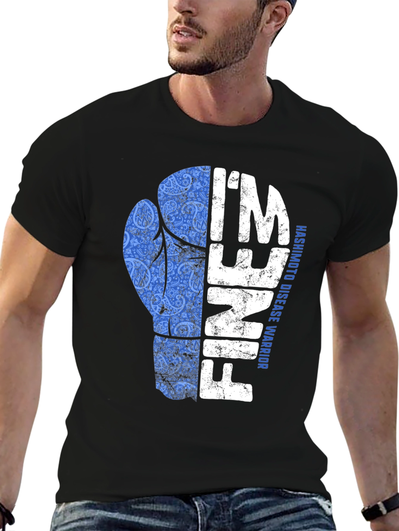 Hashimotos Disease Warrior Graphic T-Shirt