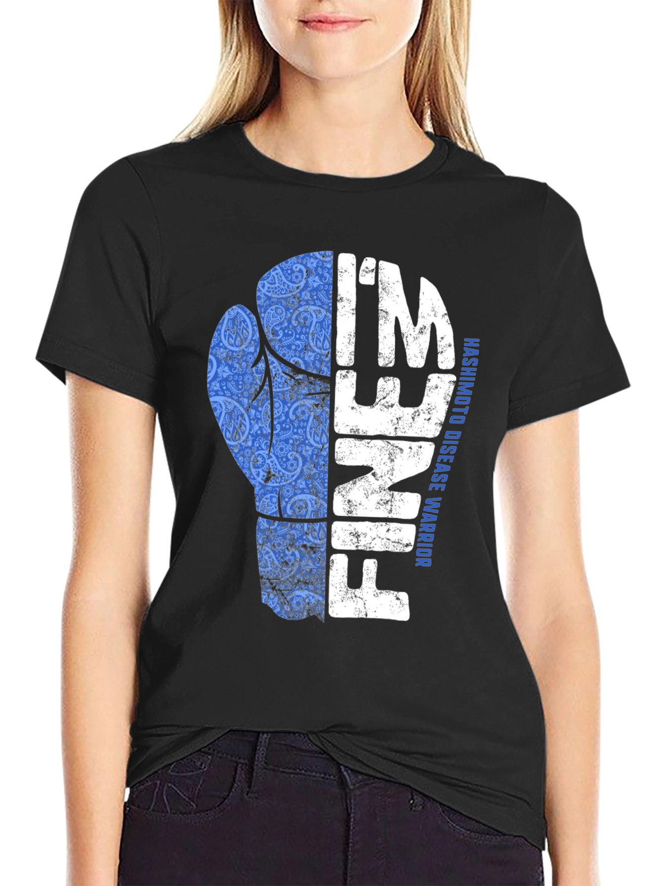 Hashimotos Disease Warrior Graphic T-Shirt
