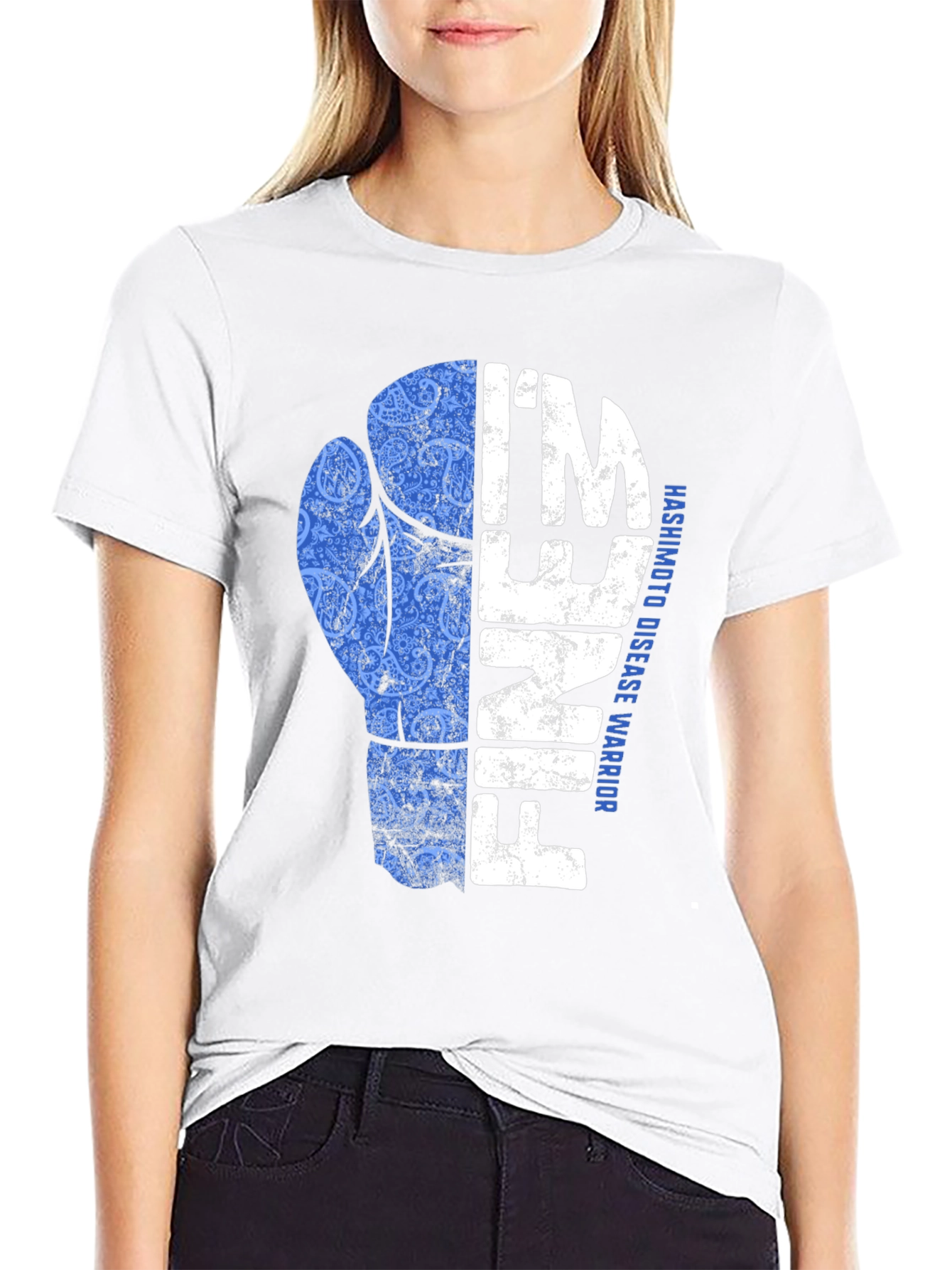 Hashimotos Disease Warrior Graphic T-Shirt