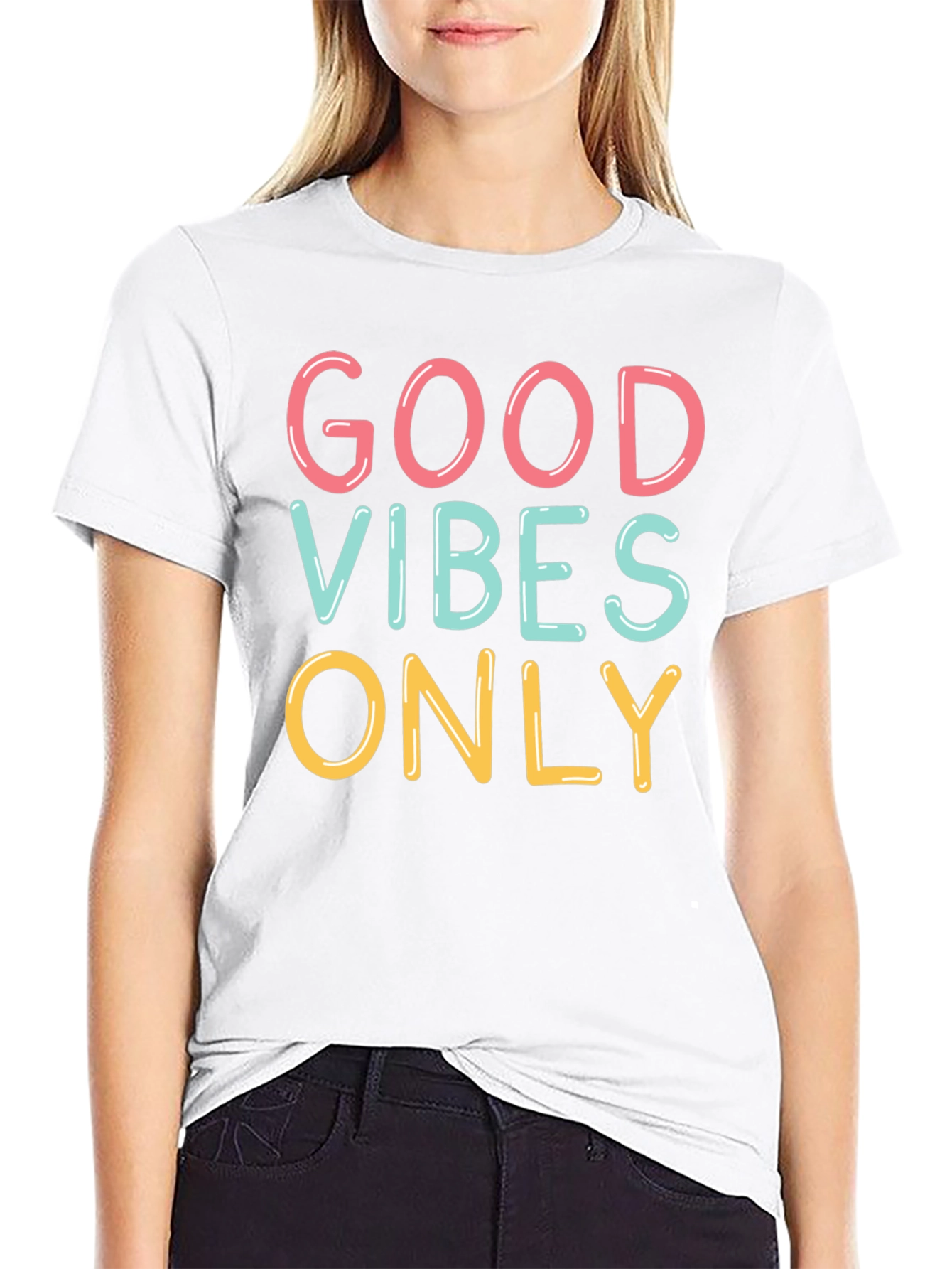 Good Vibes Only Graphic Tee - Black Unisex T-Shirt