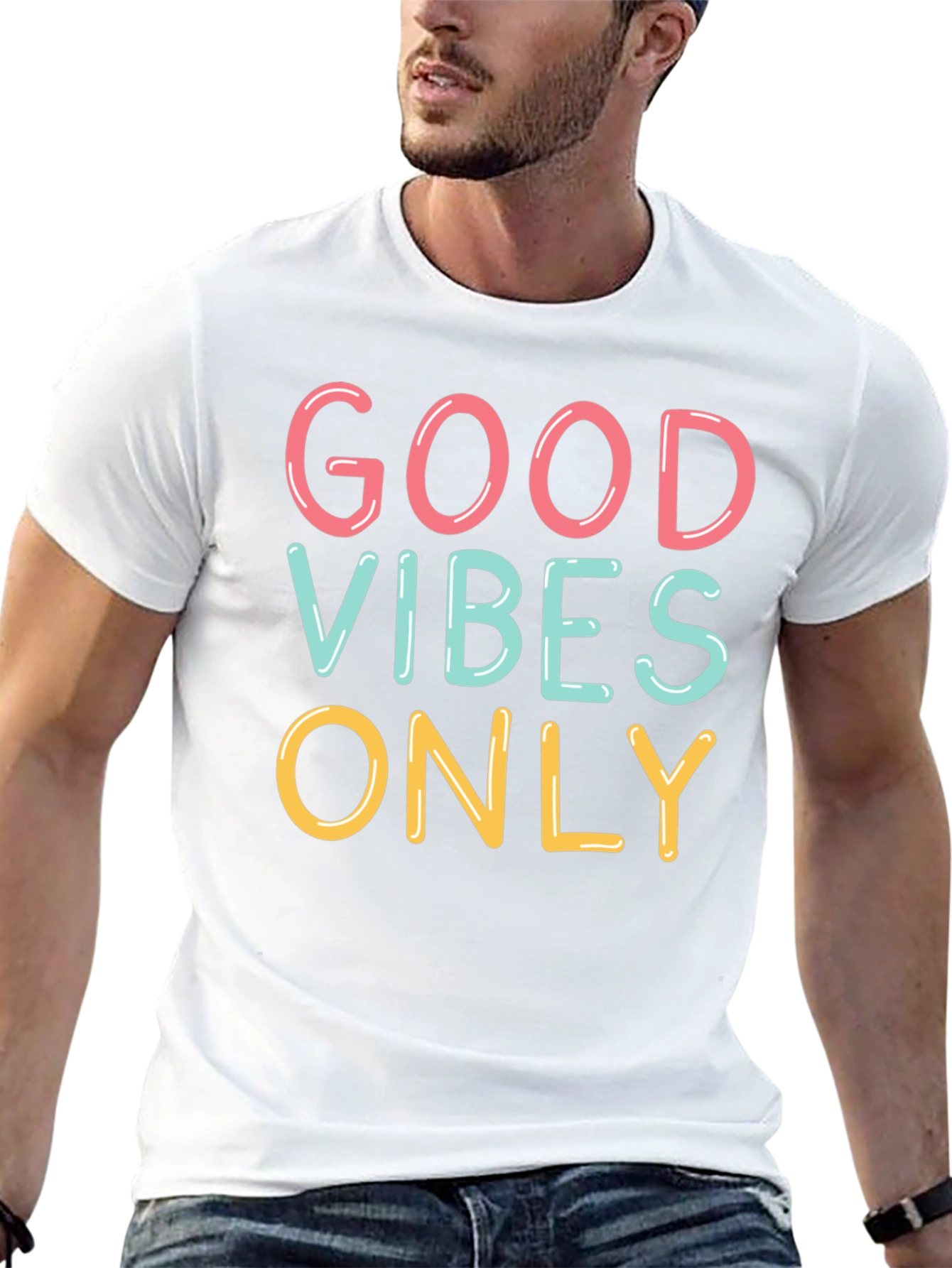 Good Vibes Only Graphic Tee - Black Unisex T-Shirt