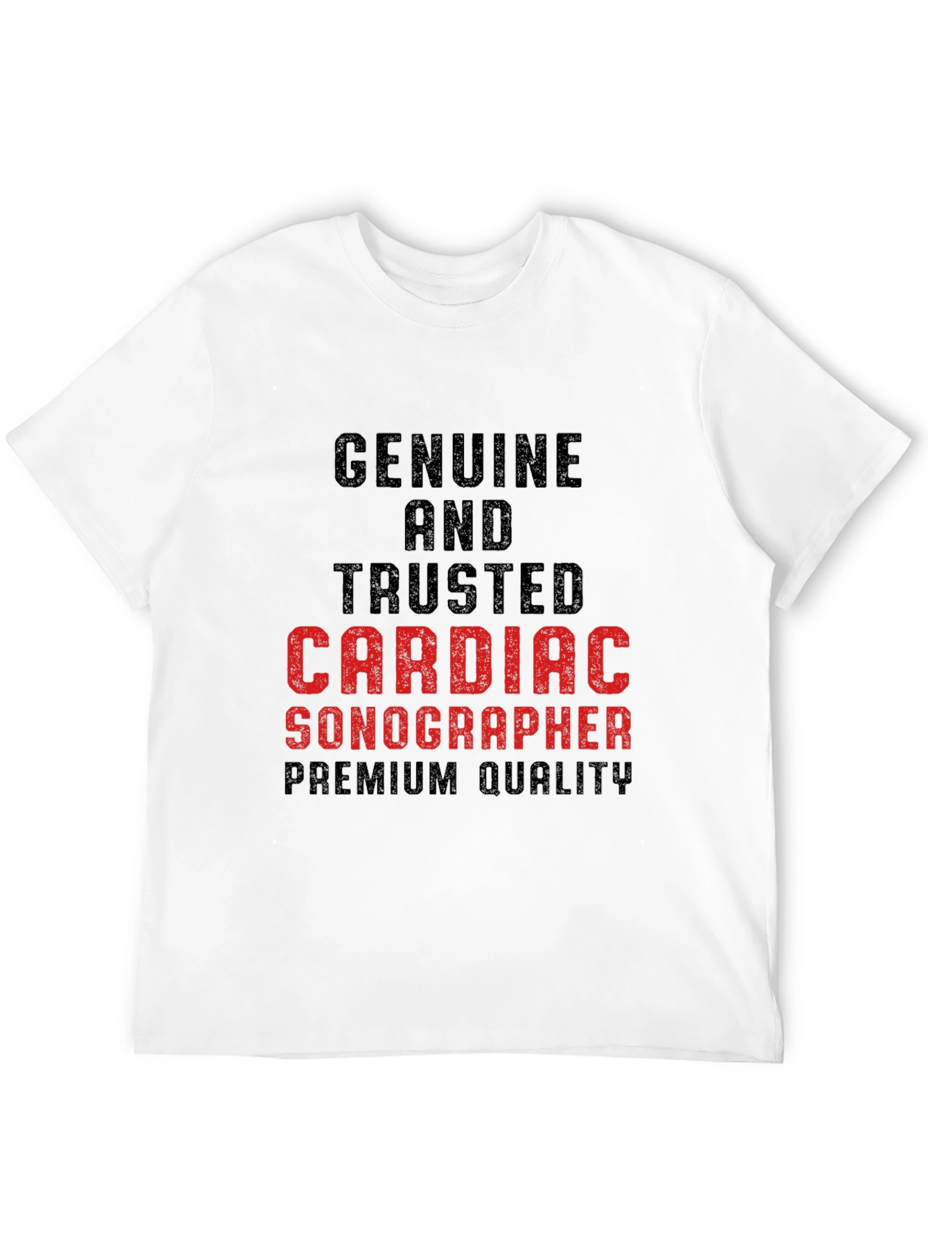 Cardiac Sonographer Premium Quality T-Shirt
