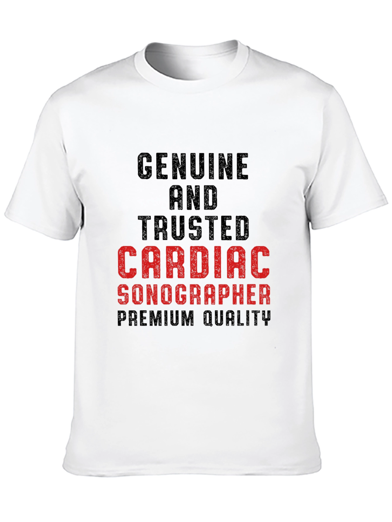 Cardiac Sonographer Premium Quality T-Shirt