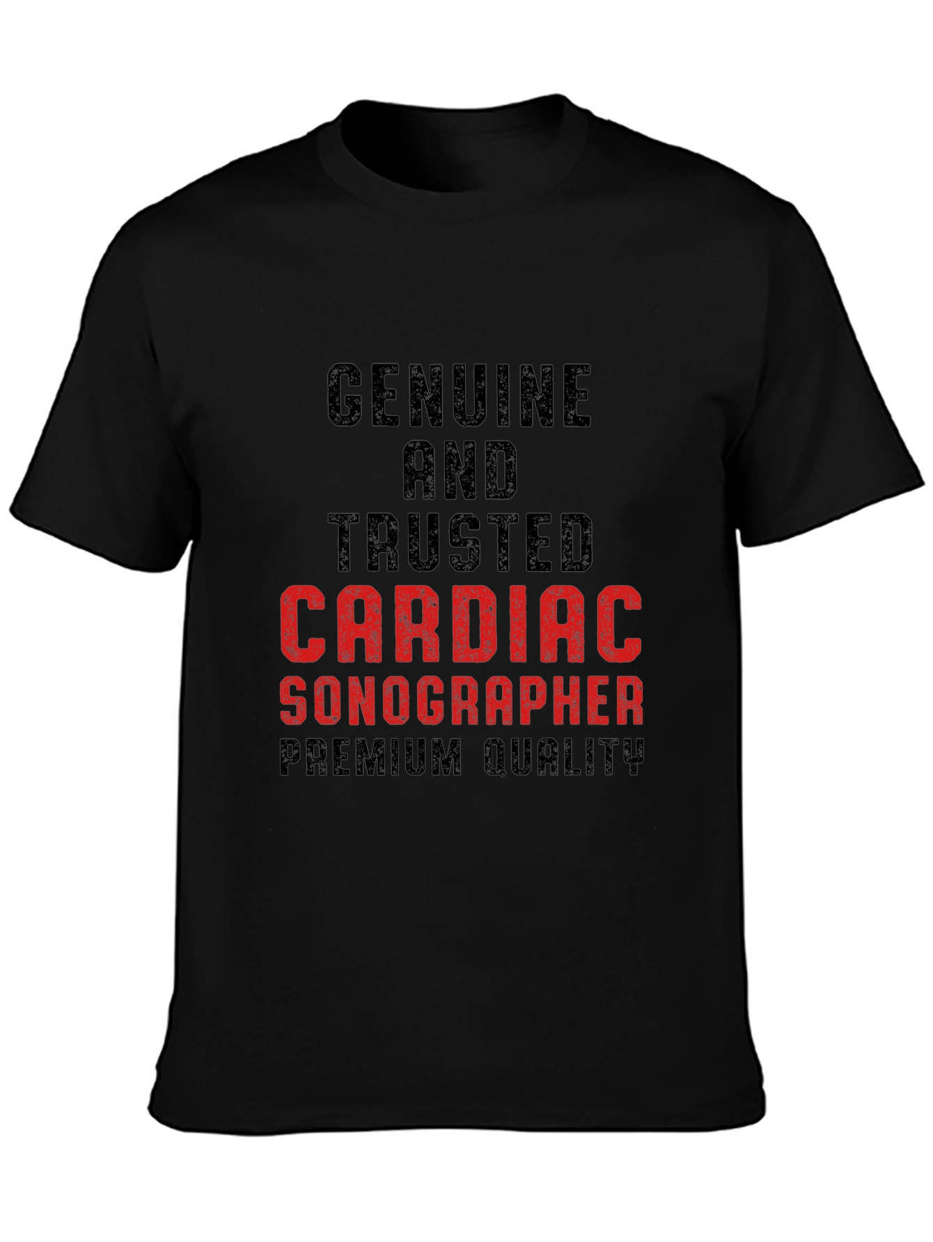 Cardiac Sonographer Premium Quality T-Shirt