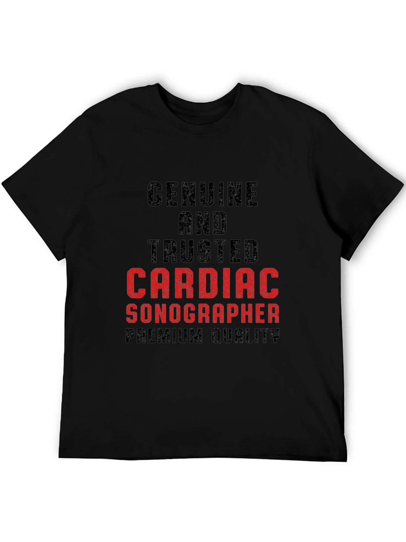 Cardiac Sonographer Premium Quality T-Shirt