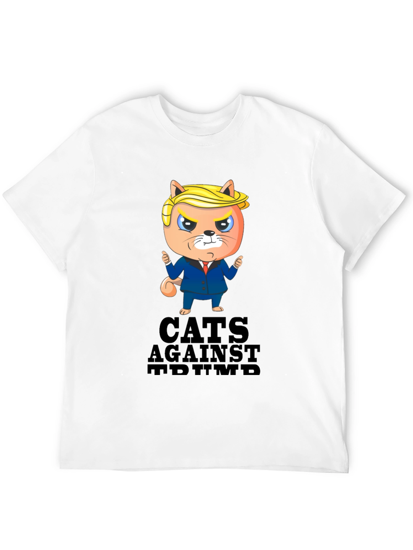 Cats Against Trump T-Shirt - Political Humor Tee