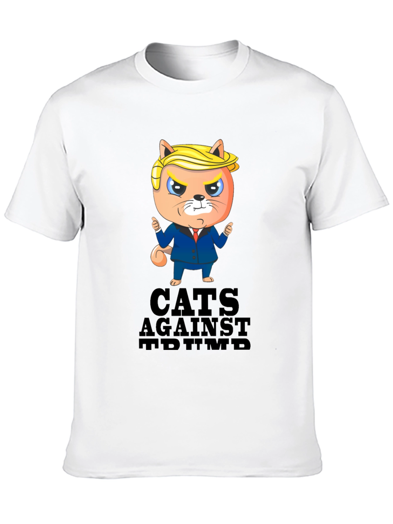 Cats Against Trump T-Shirt - Political Humor Tee