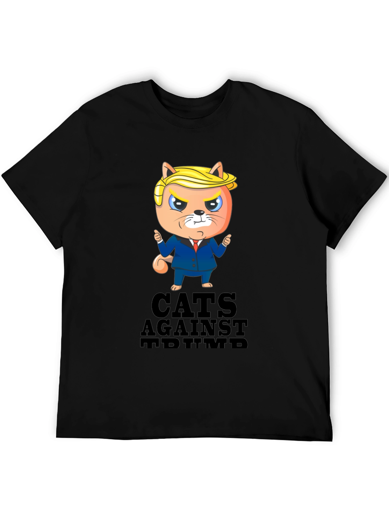 Cats Against Trump T-Shirt - Political Humor Tee
