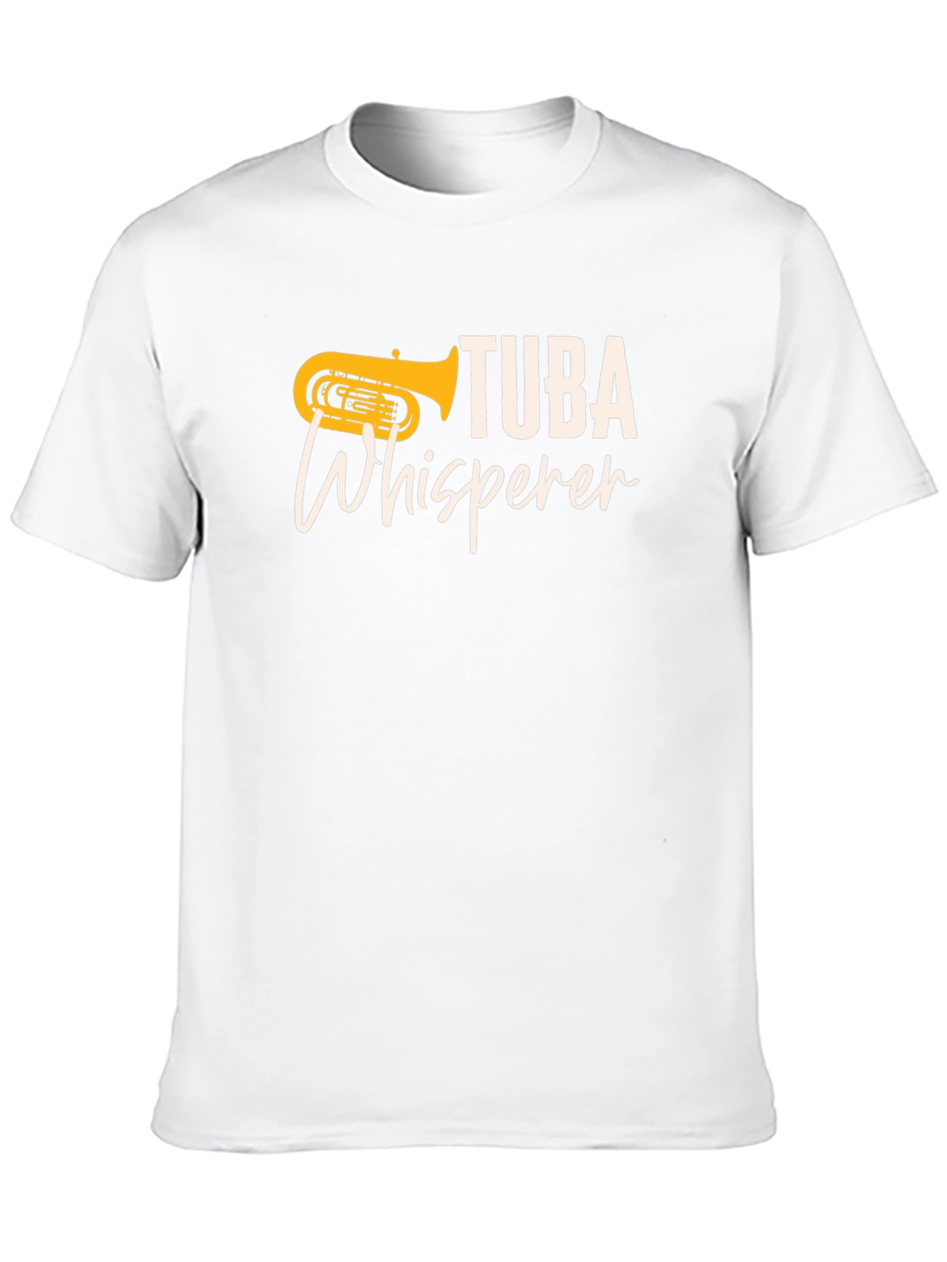 Tuba Whisperer Black T-Shirt - Music Lover Tee