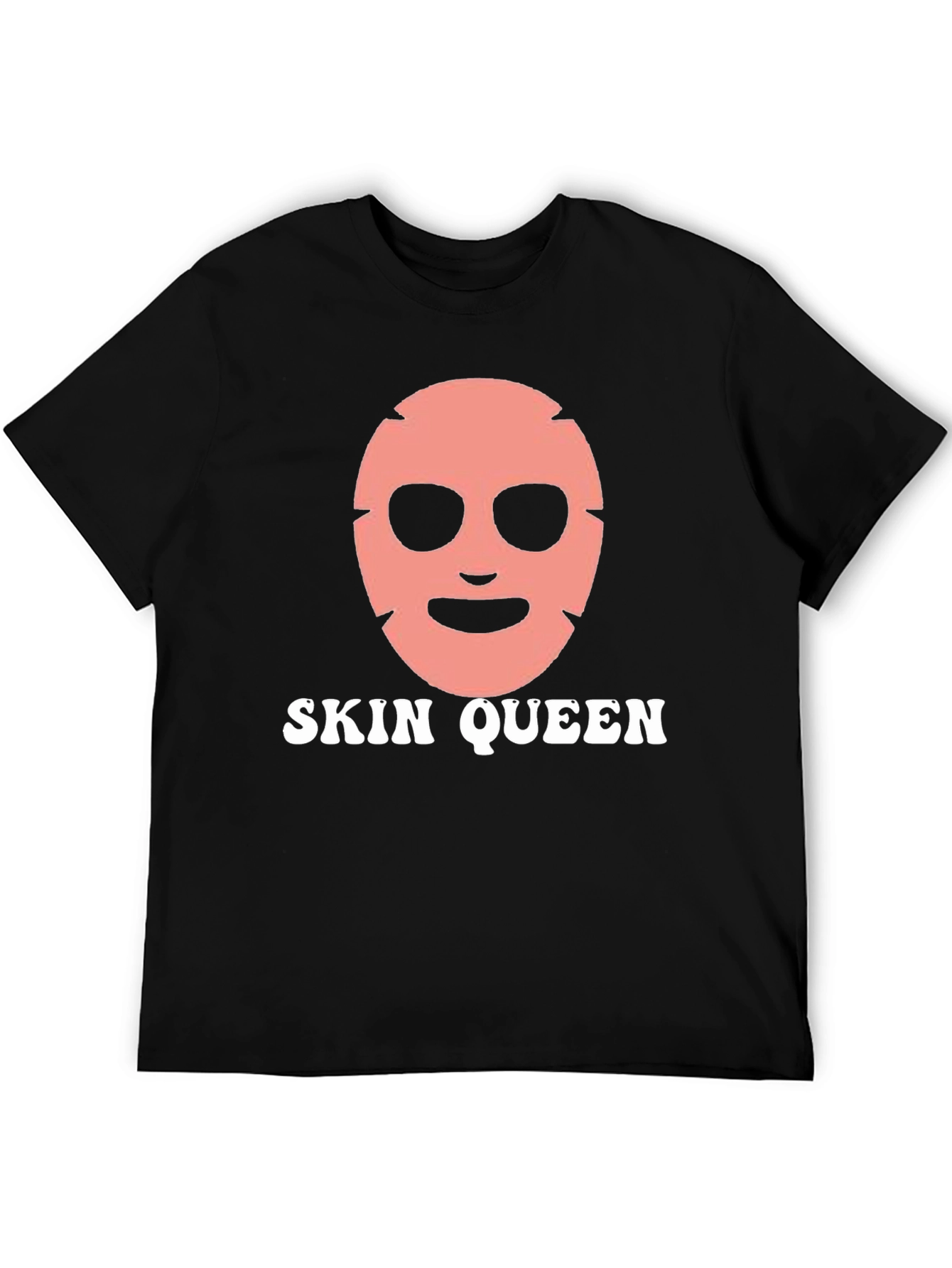 Skin Queen Graphic Tee - Black Cotton T-Shirt
