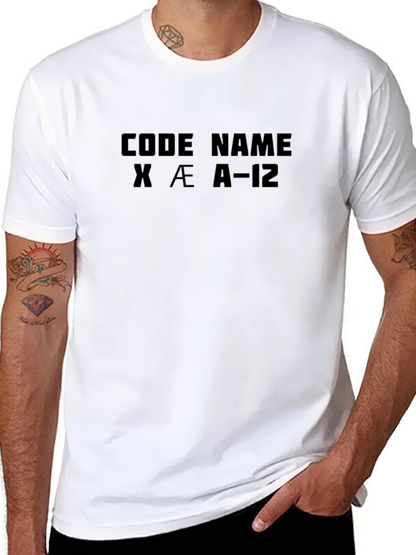 Code Name X Æ A-12 Black T-Shirt