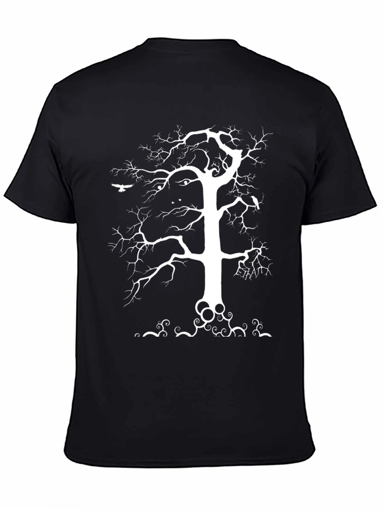 Mystic Tree Graphic Tee - Black