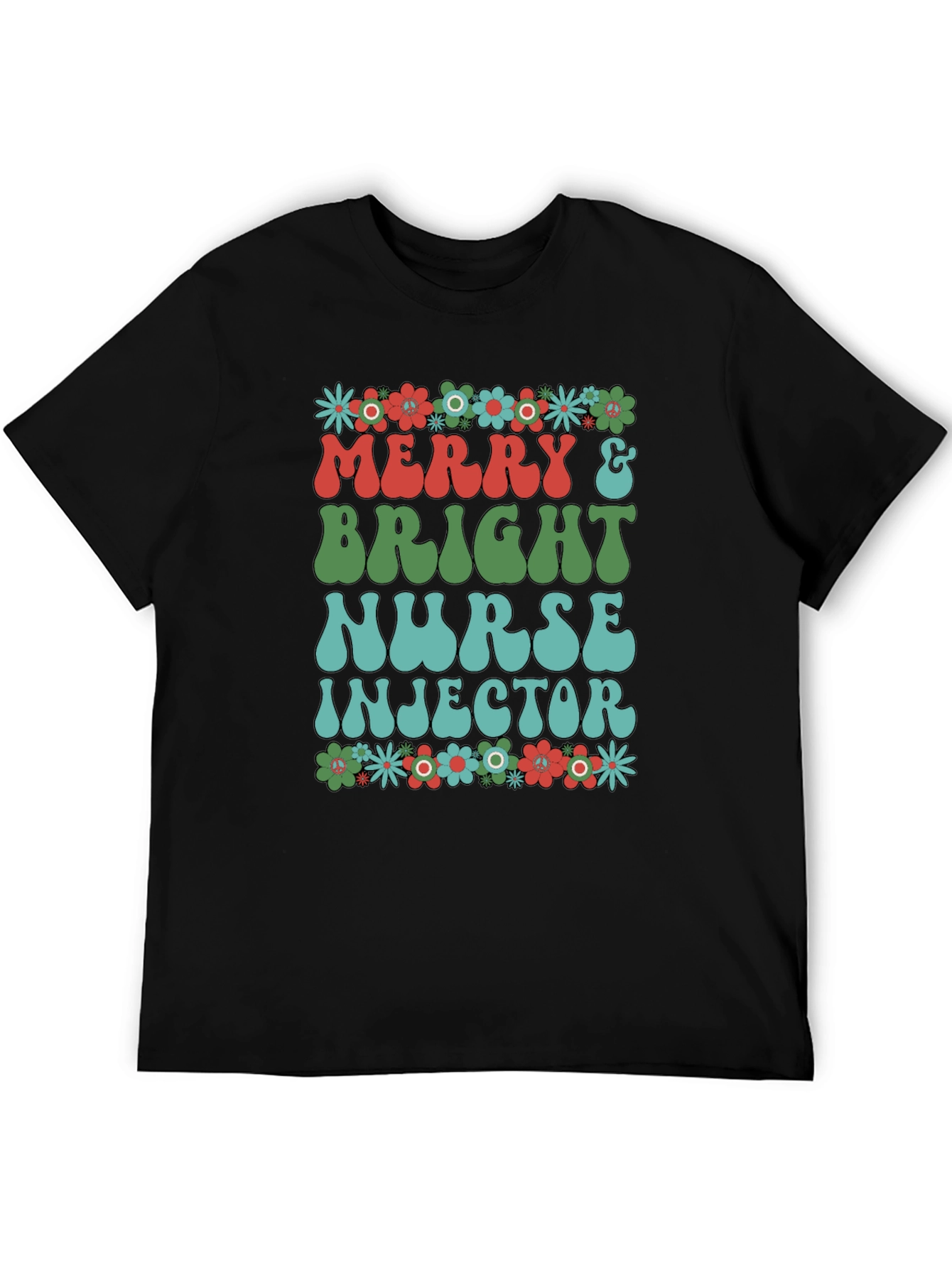Merry & Bright Nurse Injector Tee
