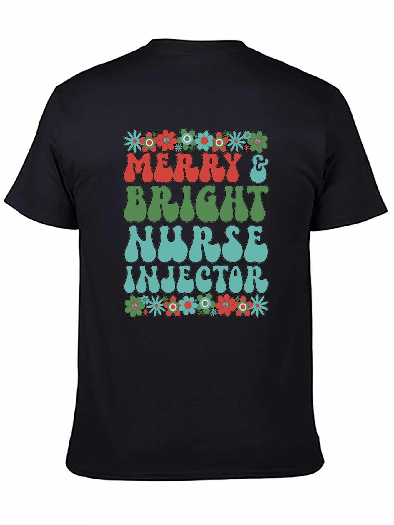 Merry & Bright Nurse Injector Tee