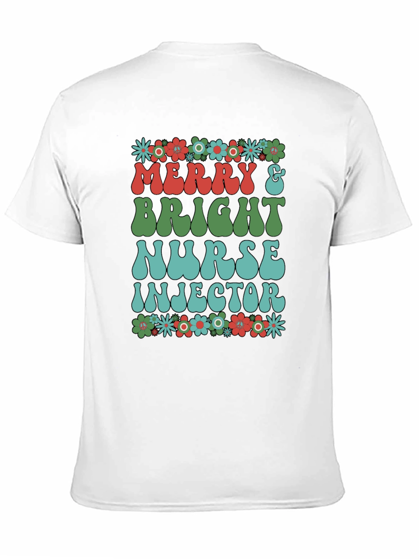 Merry & Bright Nurse Injector Tee