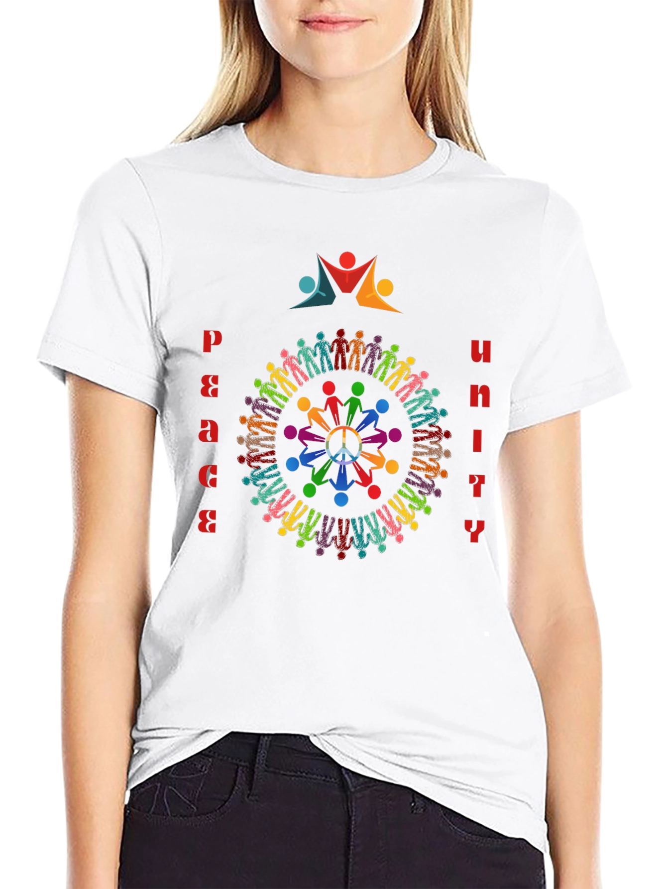 Peace & Unity Graphic T-Shirt - Global Harmony Design