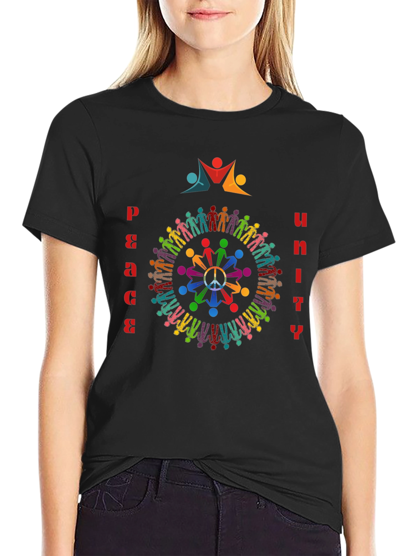 Peace & Unity Graphic T-Shirt - Global Harmony Design