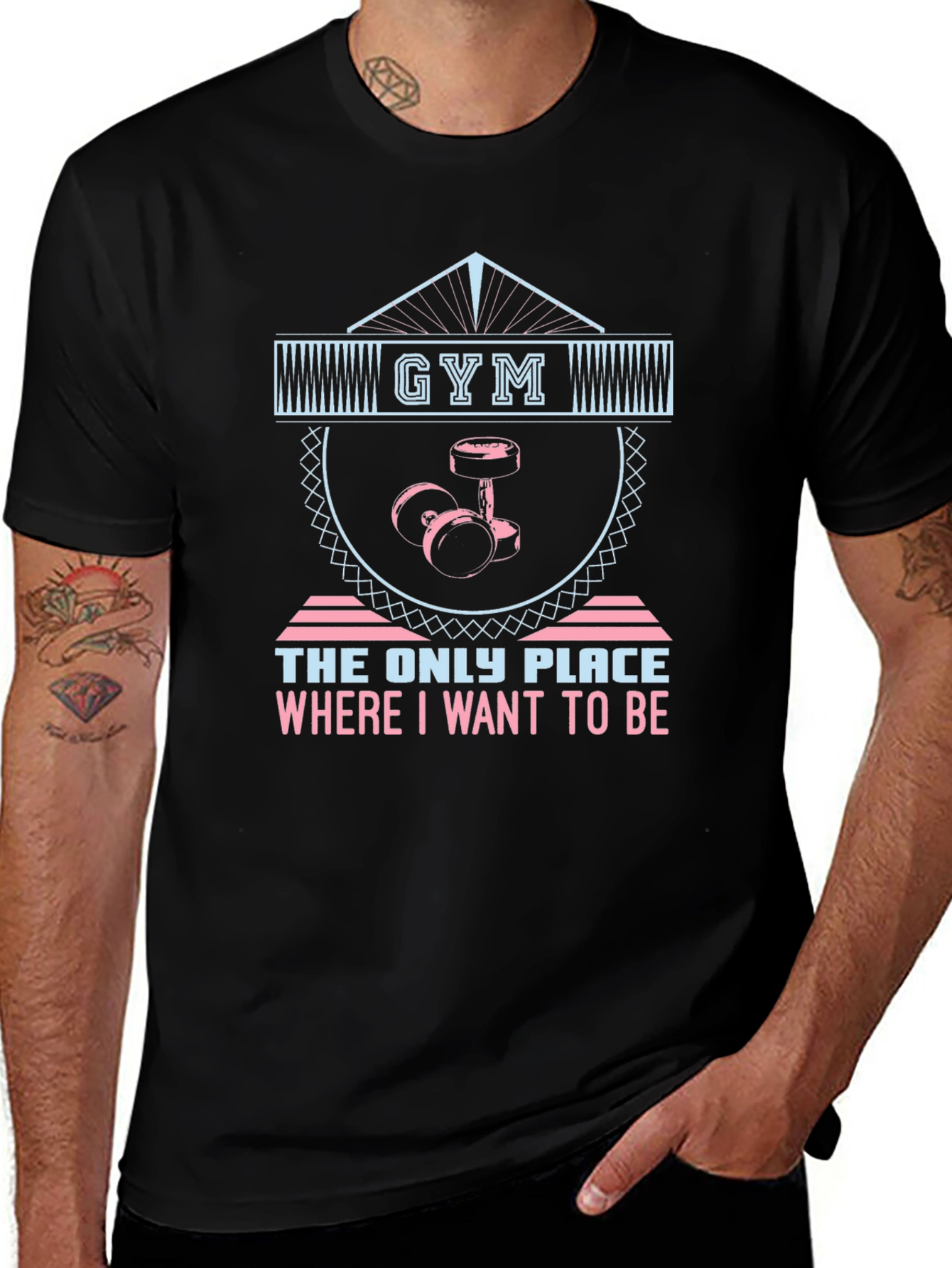Gym Lover Graphic Tee - Workout Motivation Shirt