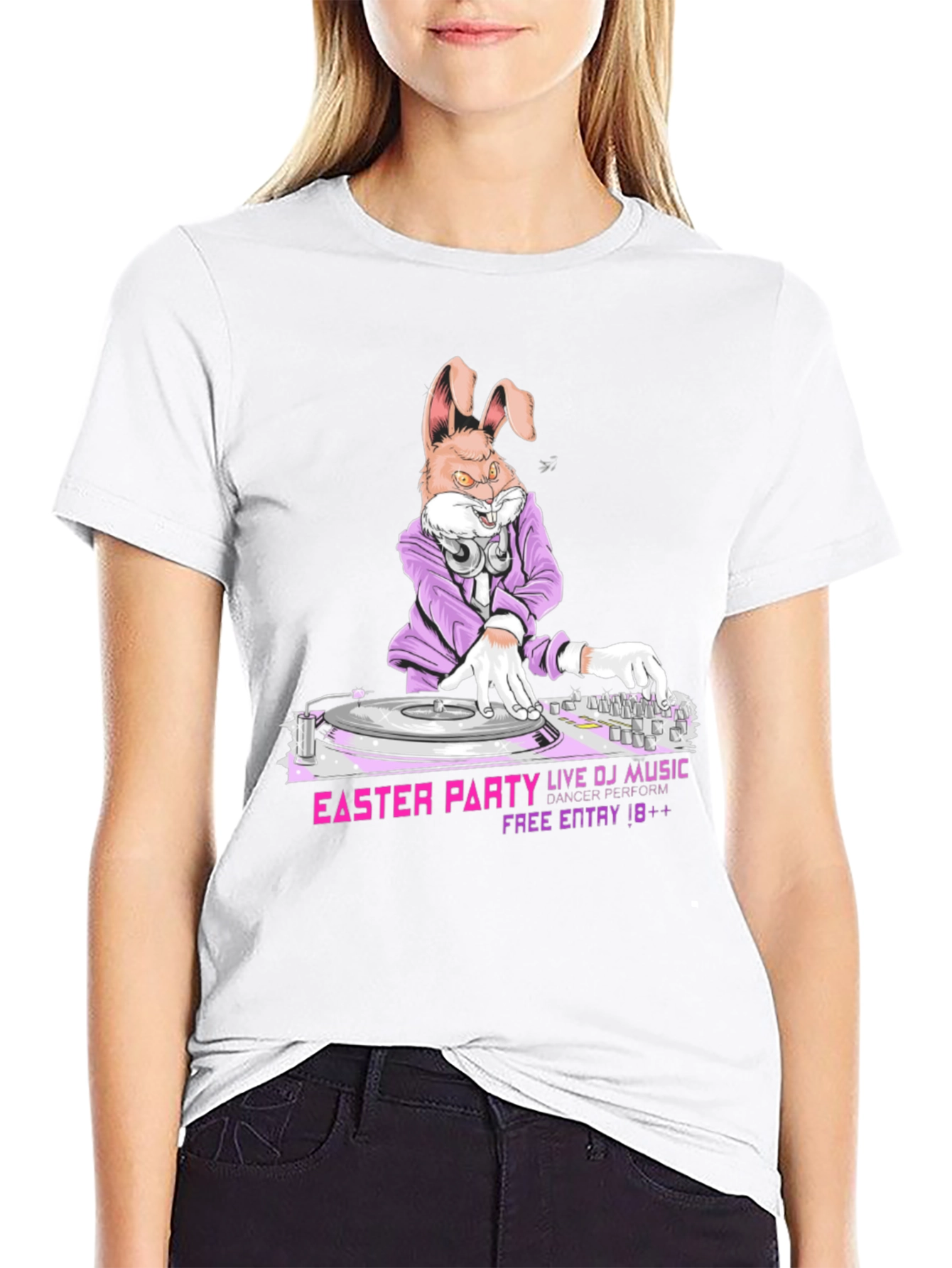 DJ Easter Bunny Party T-Shirt