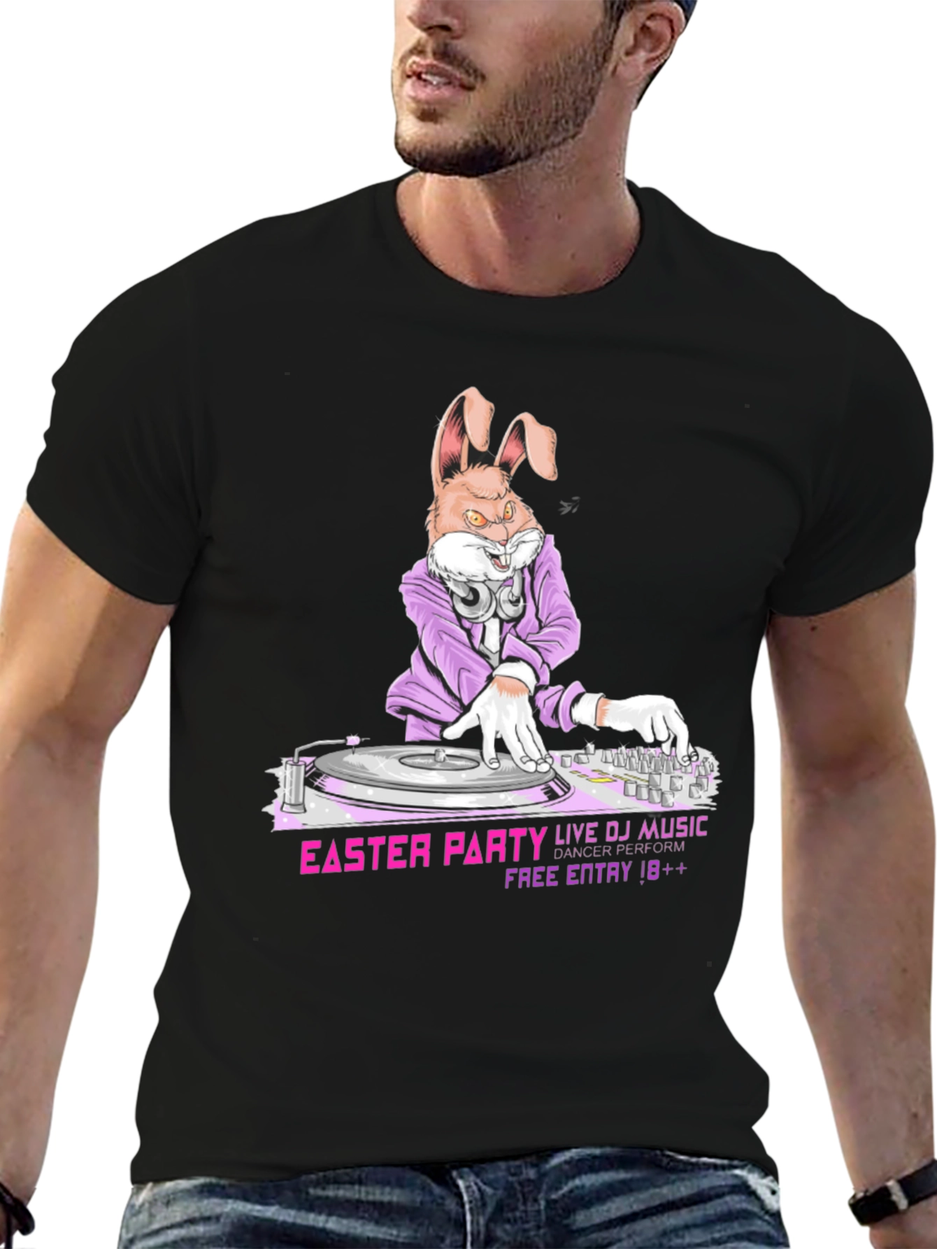 DJ Easter Bunny Party T-Shirt