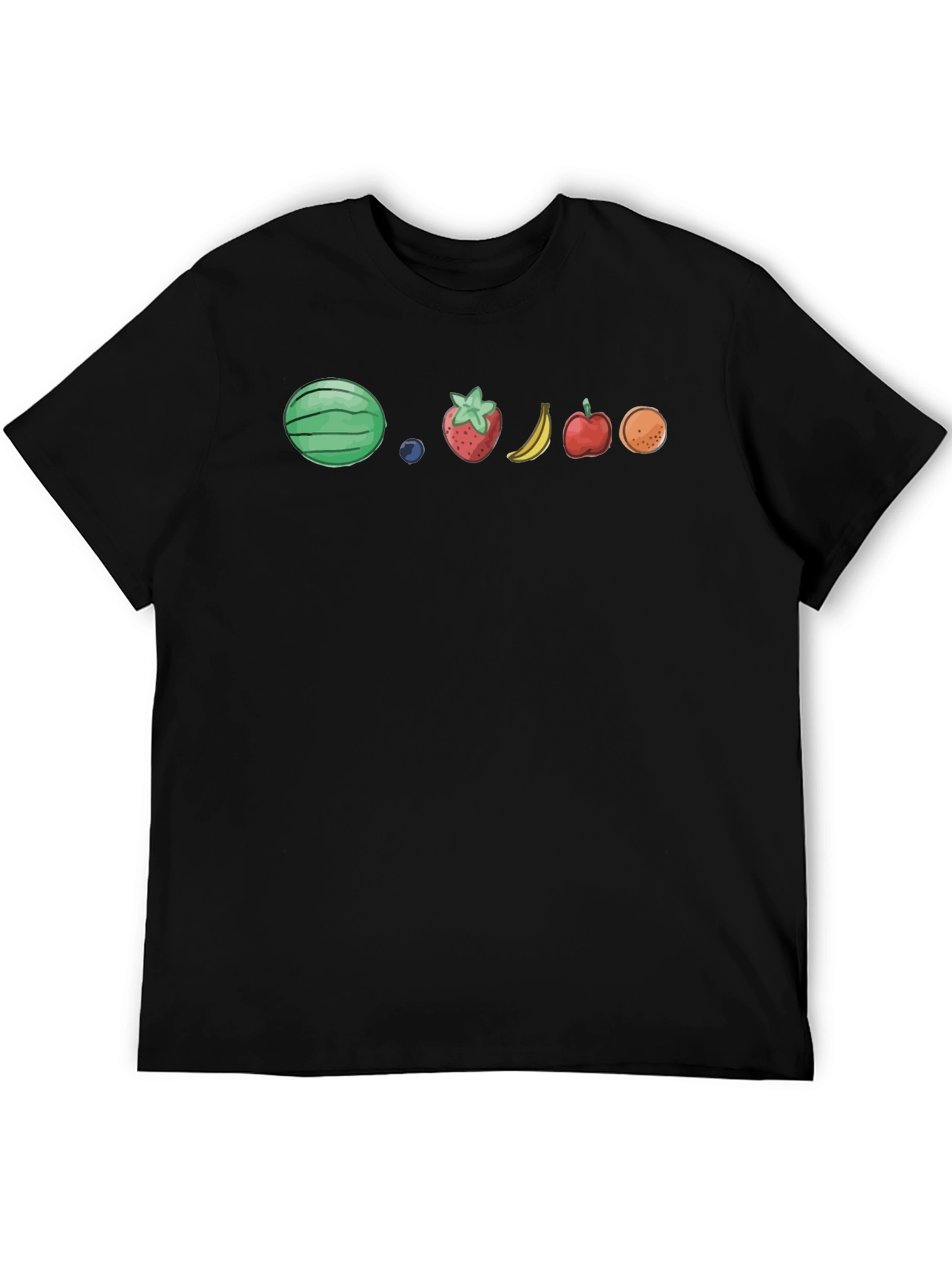 Fruit Lineup Black T-Shirt