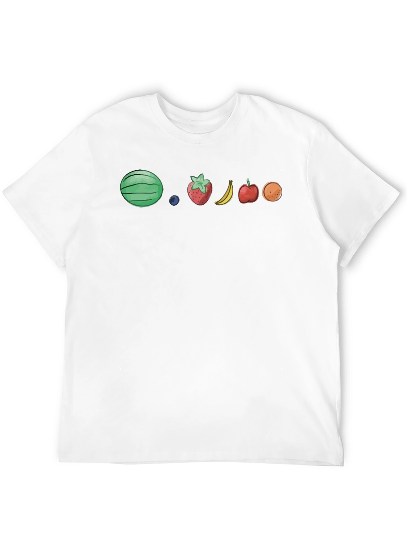 Fruit Lineup Black T-Shirt