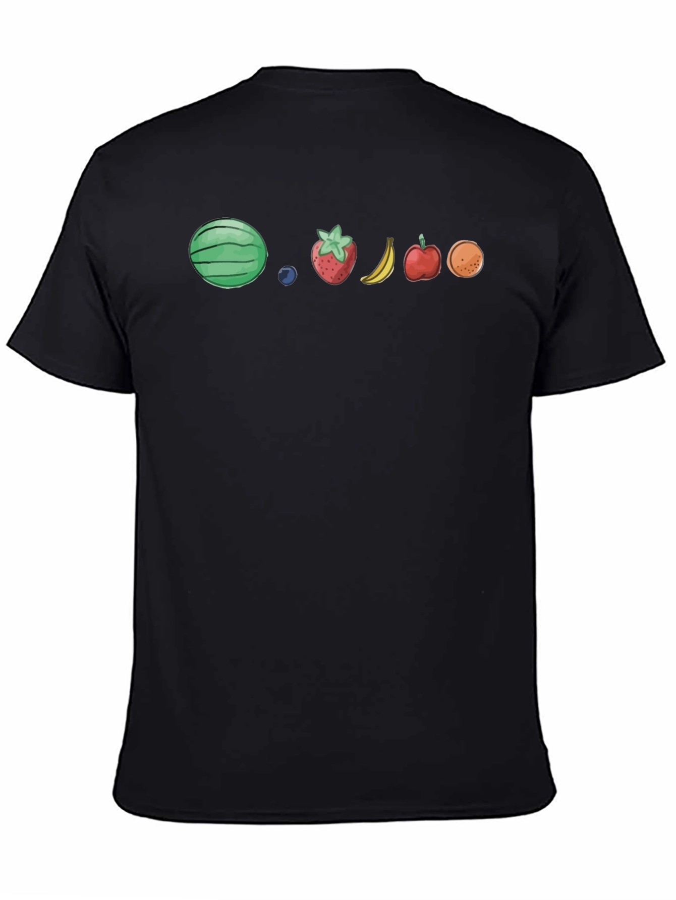 Fruit Lineup Black T-Shirt