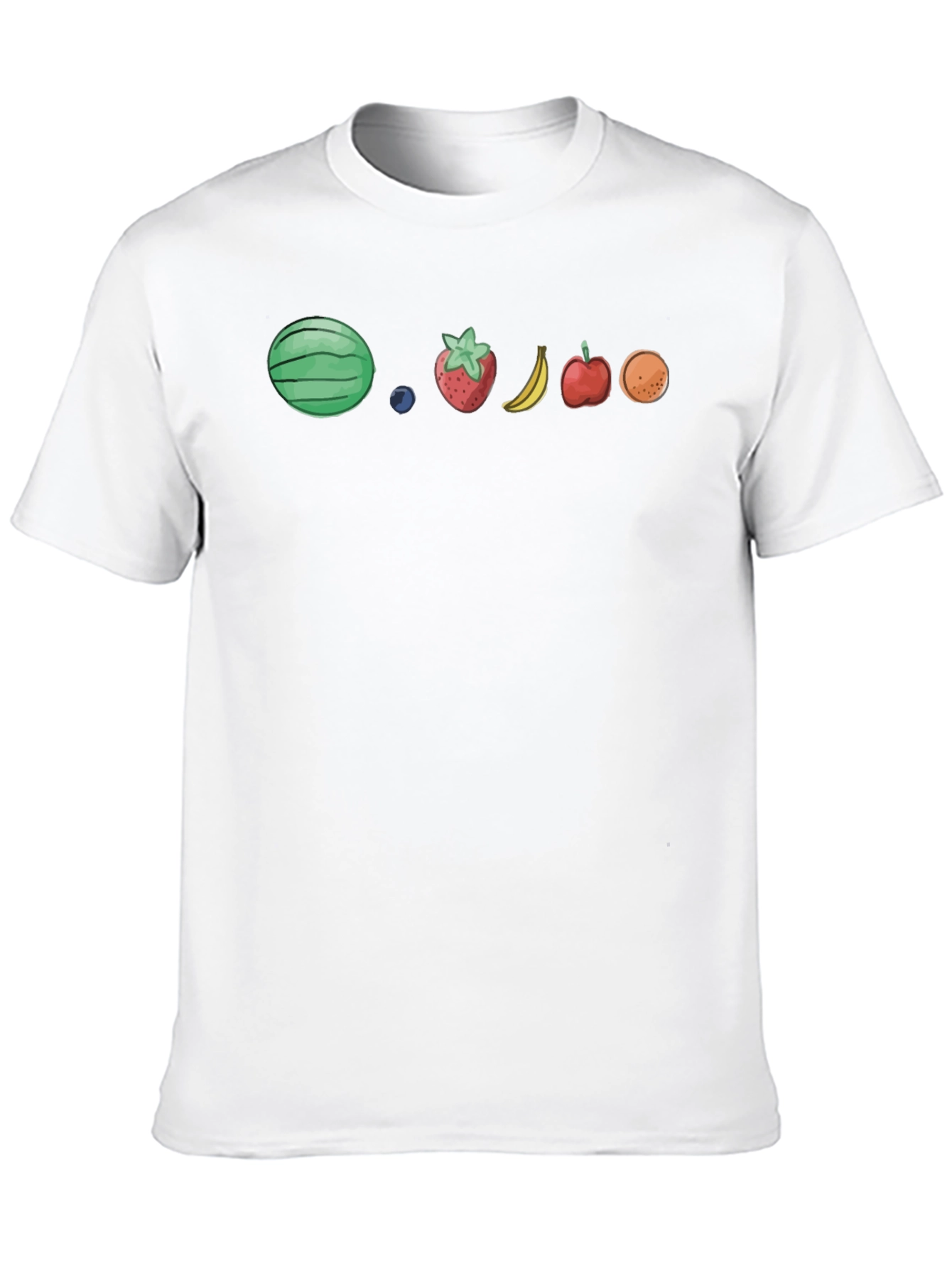 Fruit Lineup Black T-Shirt