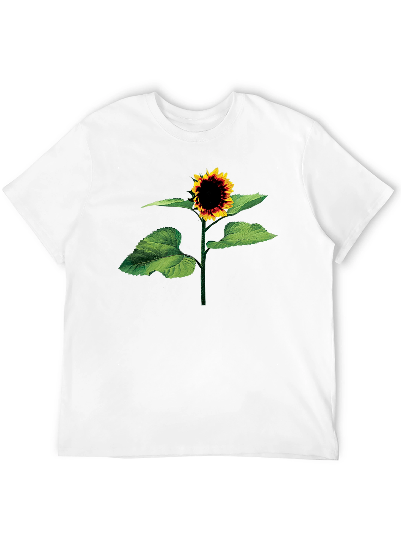 Sunflower Graphic Tee - Stylish Black T-Shirt