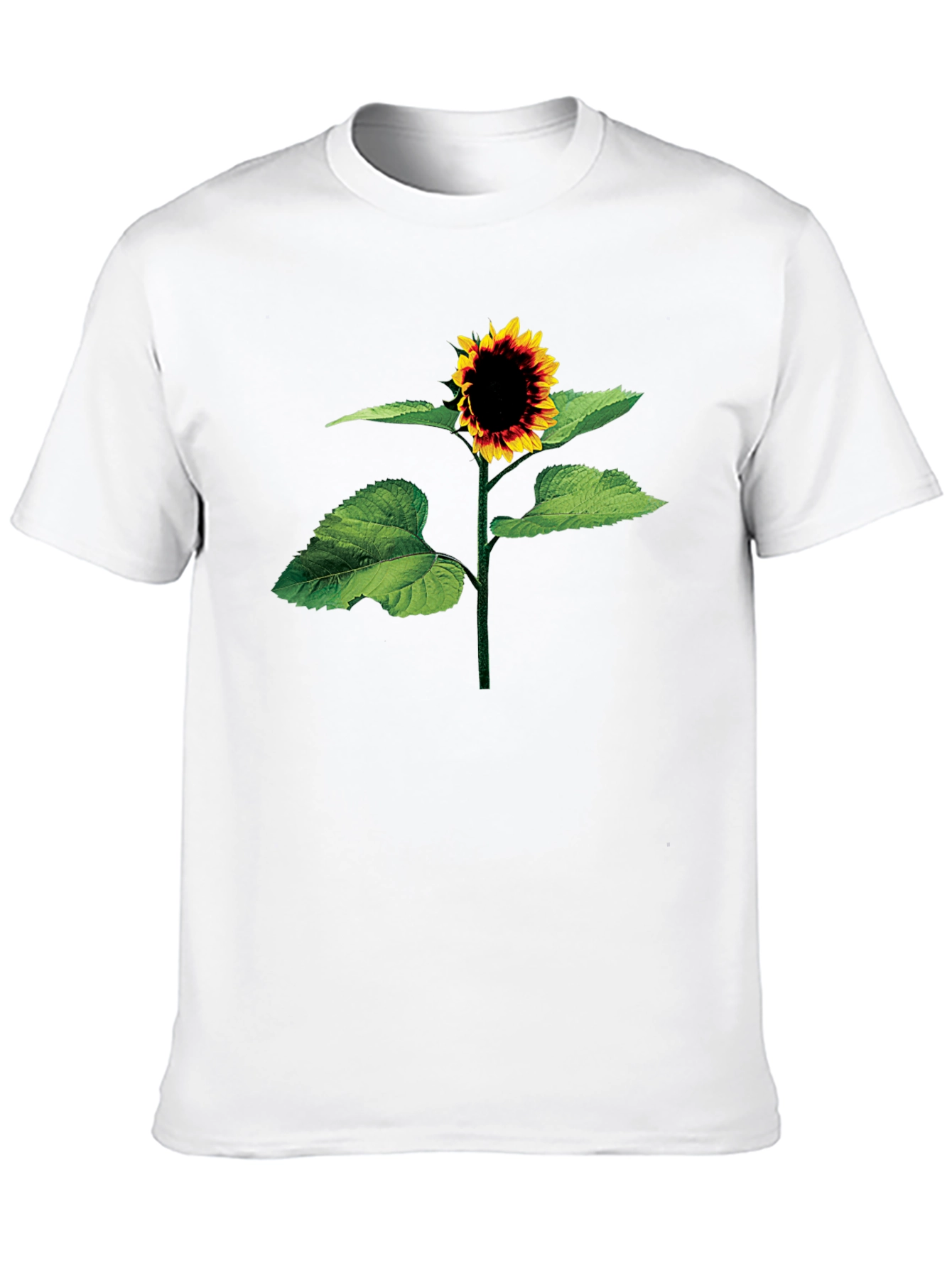 Sunflower Graphic Tee - Stylish Black T-Shirt