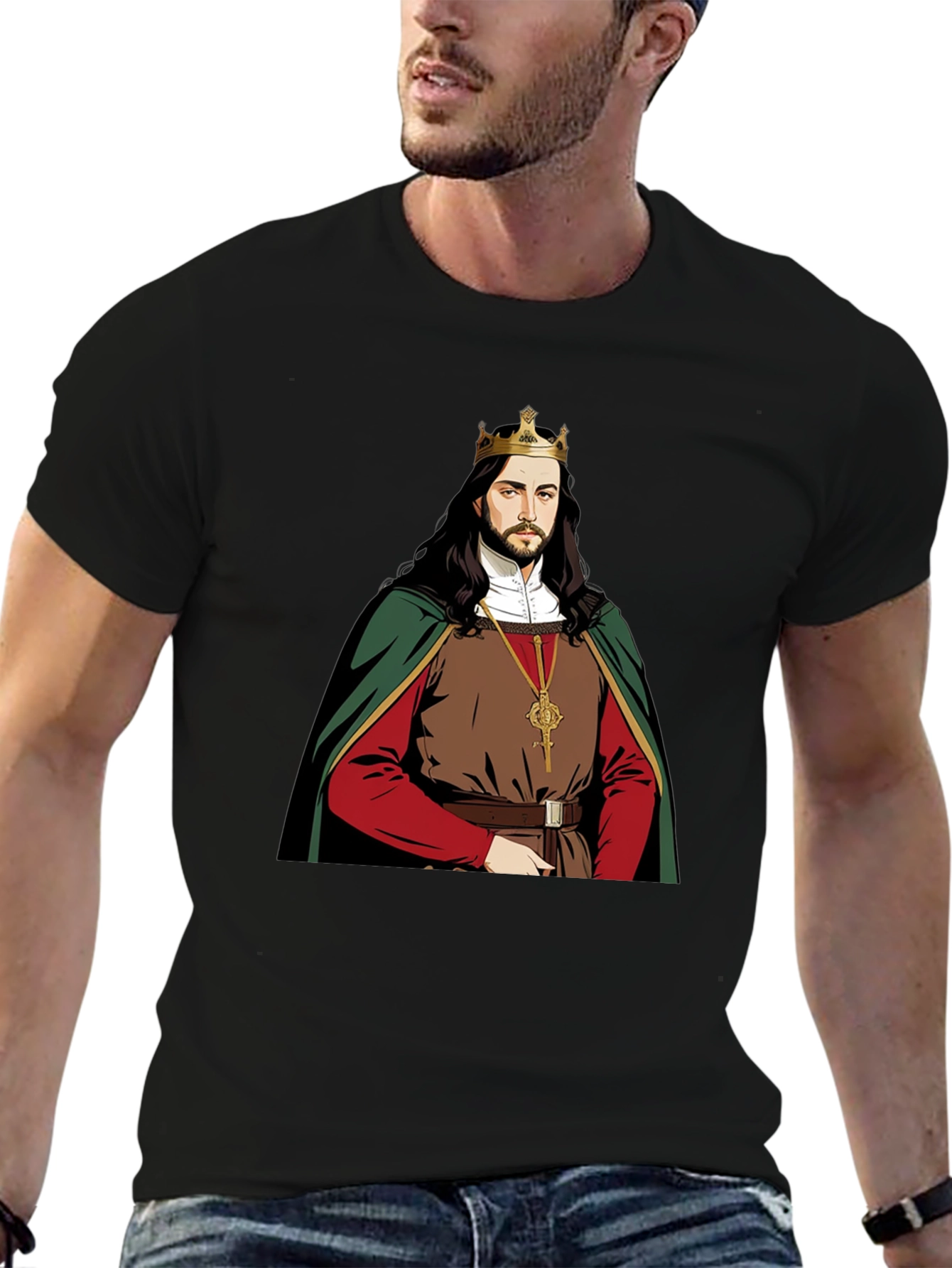 Medieval King Graphic T-Shirt