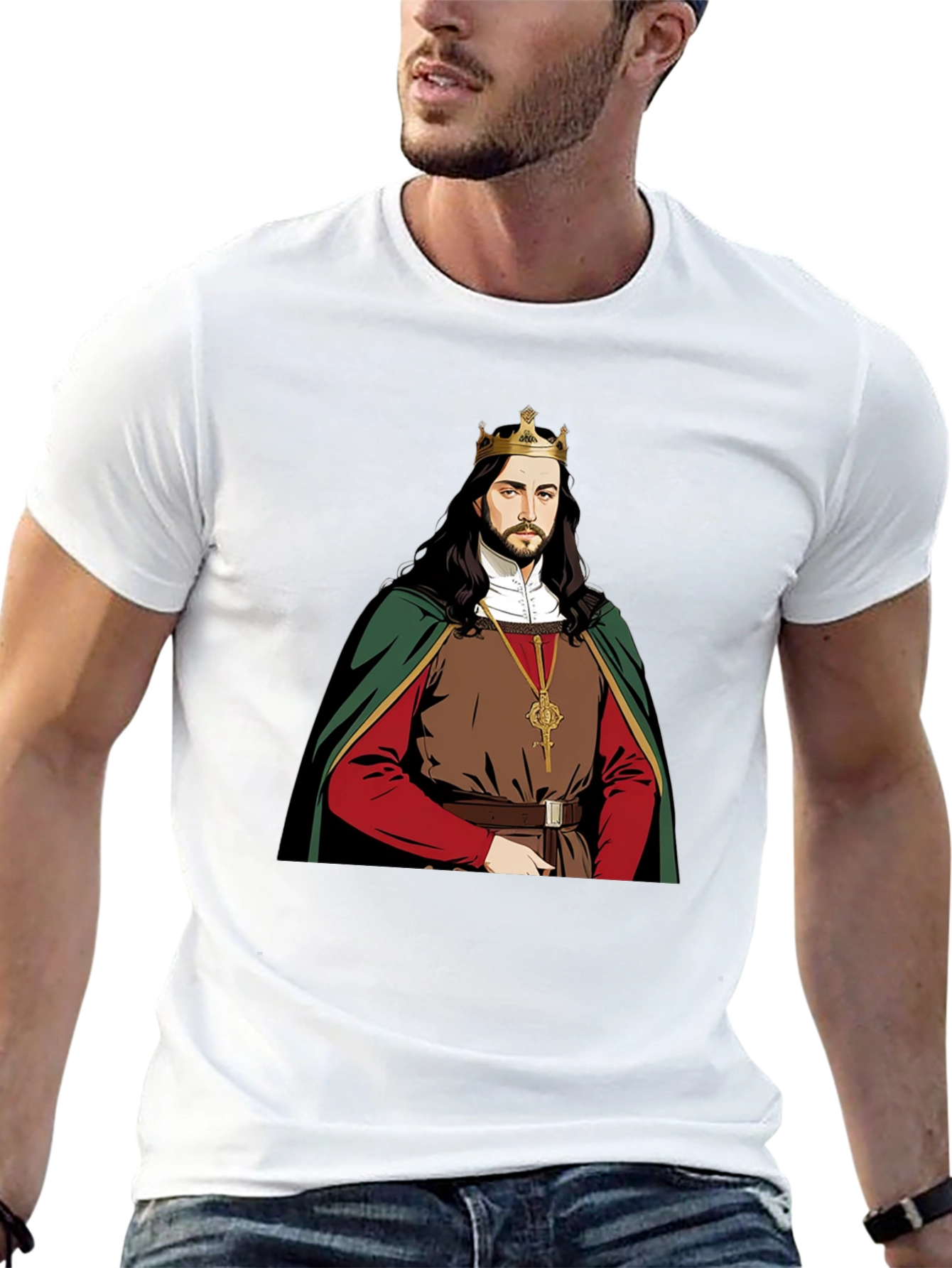 Medieval King Graphic T-Shirt