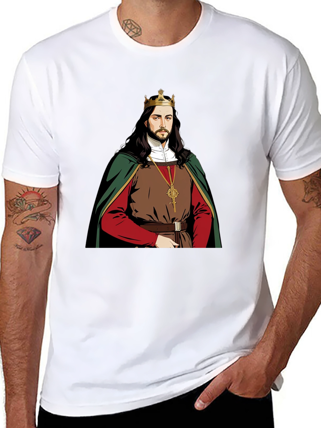 Medieval King Graphic T-Shirt